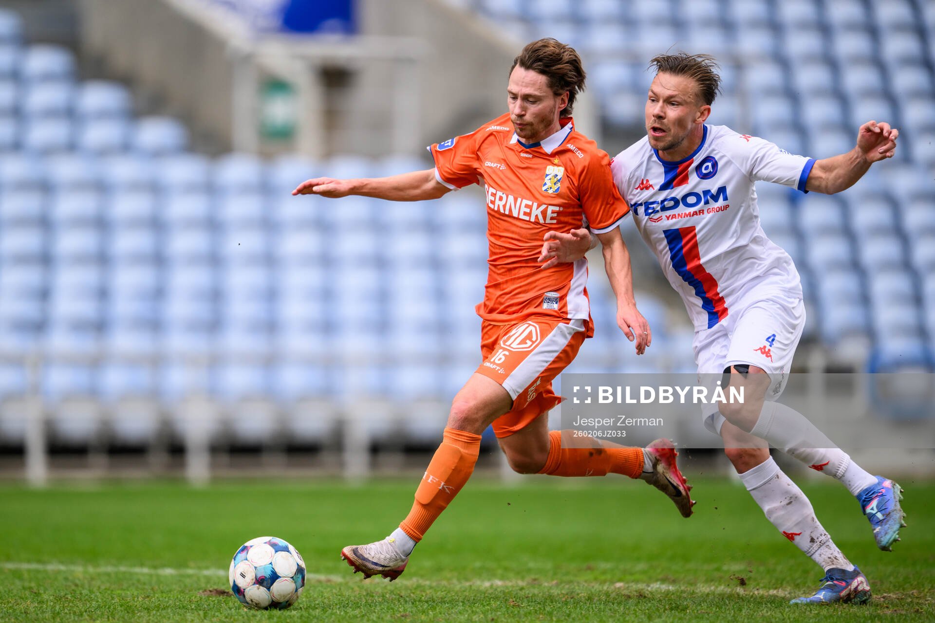 Filip Ottosson of IFK Göteborg and Dominik Plechaty of