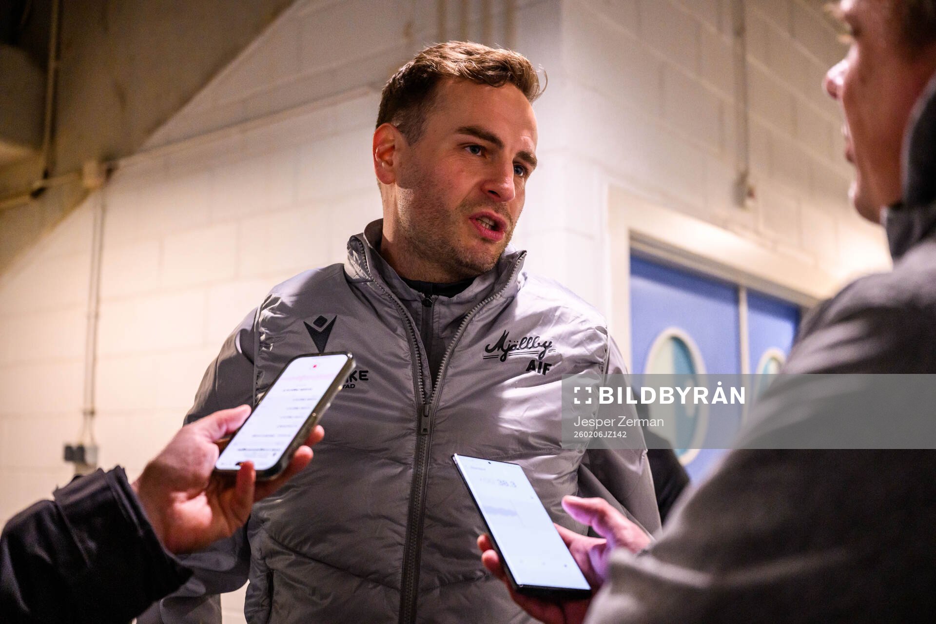 Coach Karl Marius Aksum of Mjällby