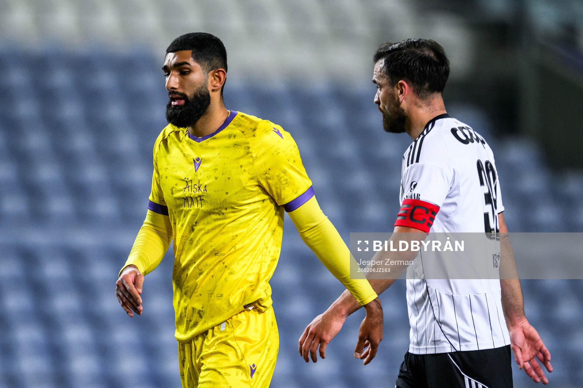 Abdullah Iqbal of Mjällby and Dino Islamovic of Rosenborg