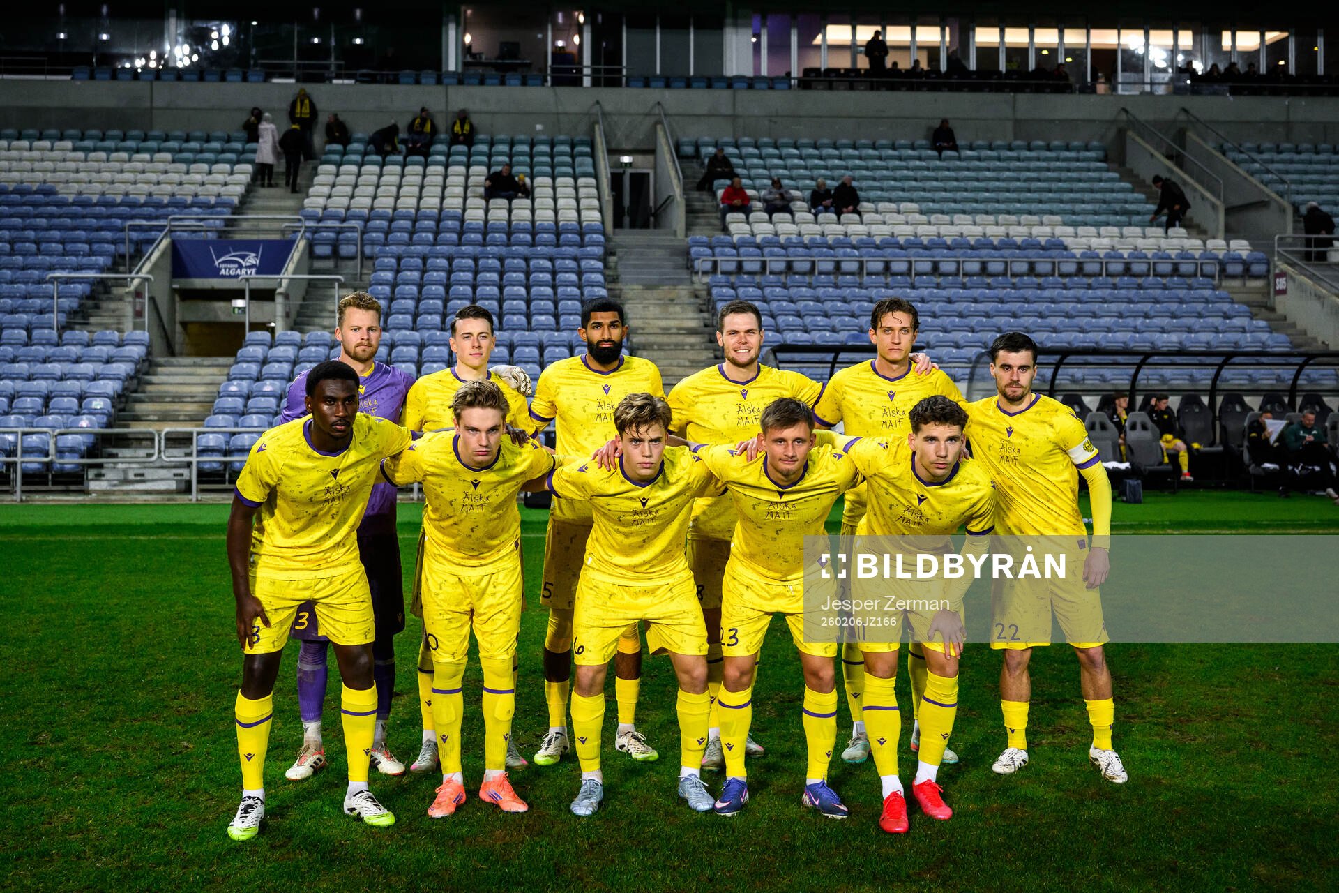 The starting eleven of Mjällby