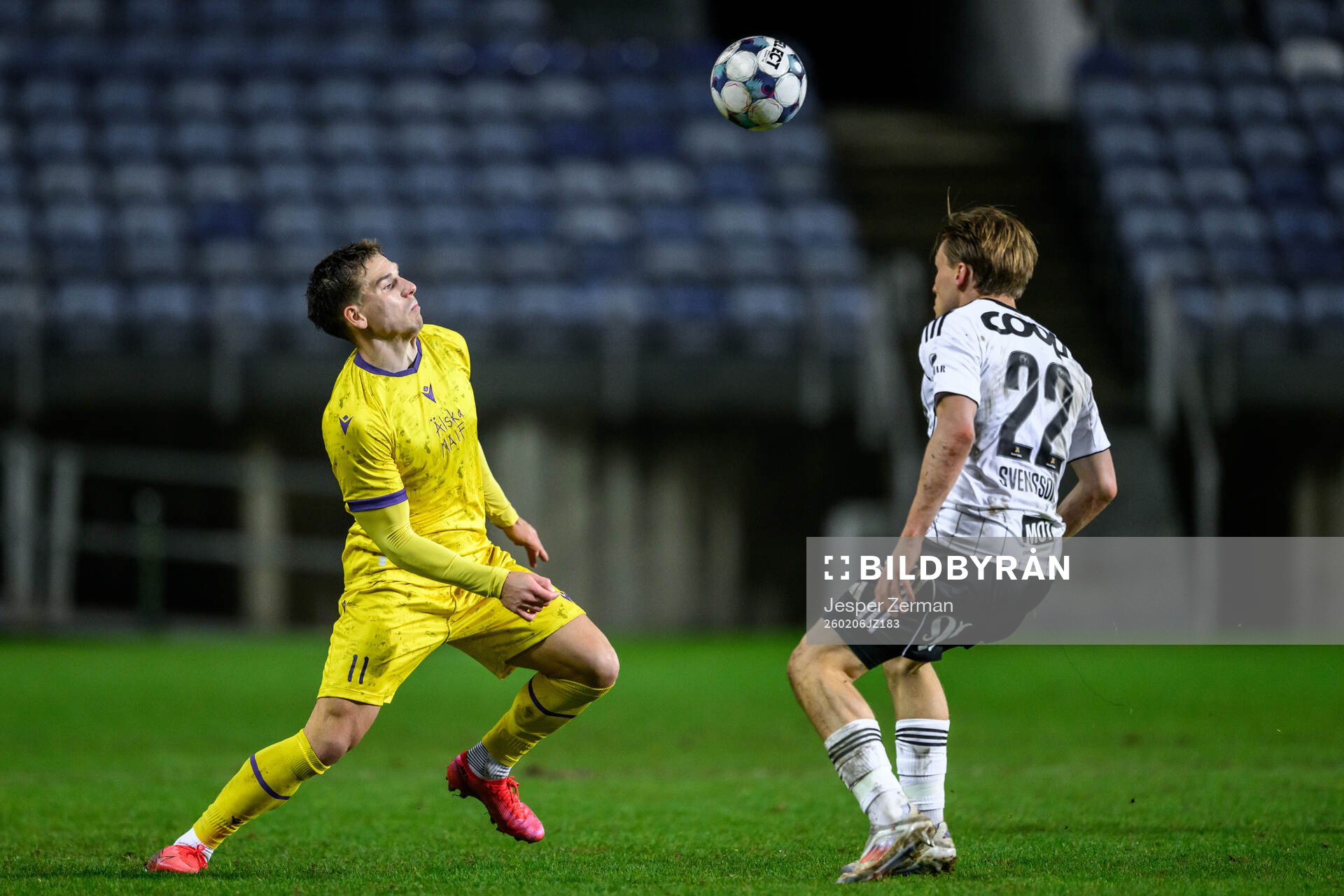 Timo Stavitski of Mjällby and Jonas Svensson of Rosenborg
