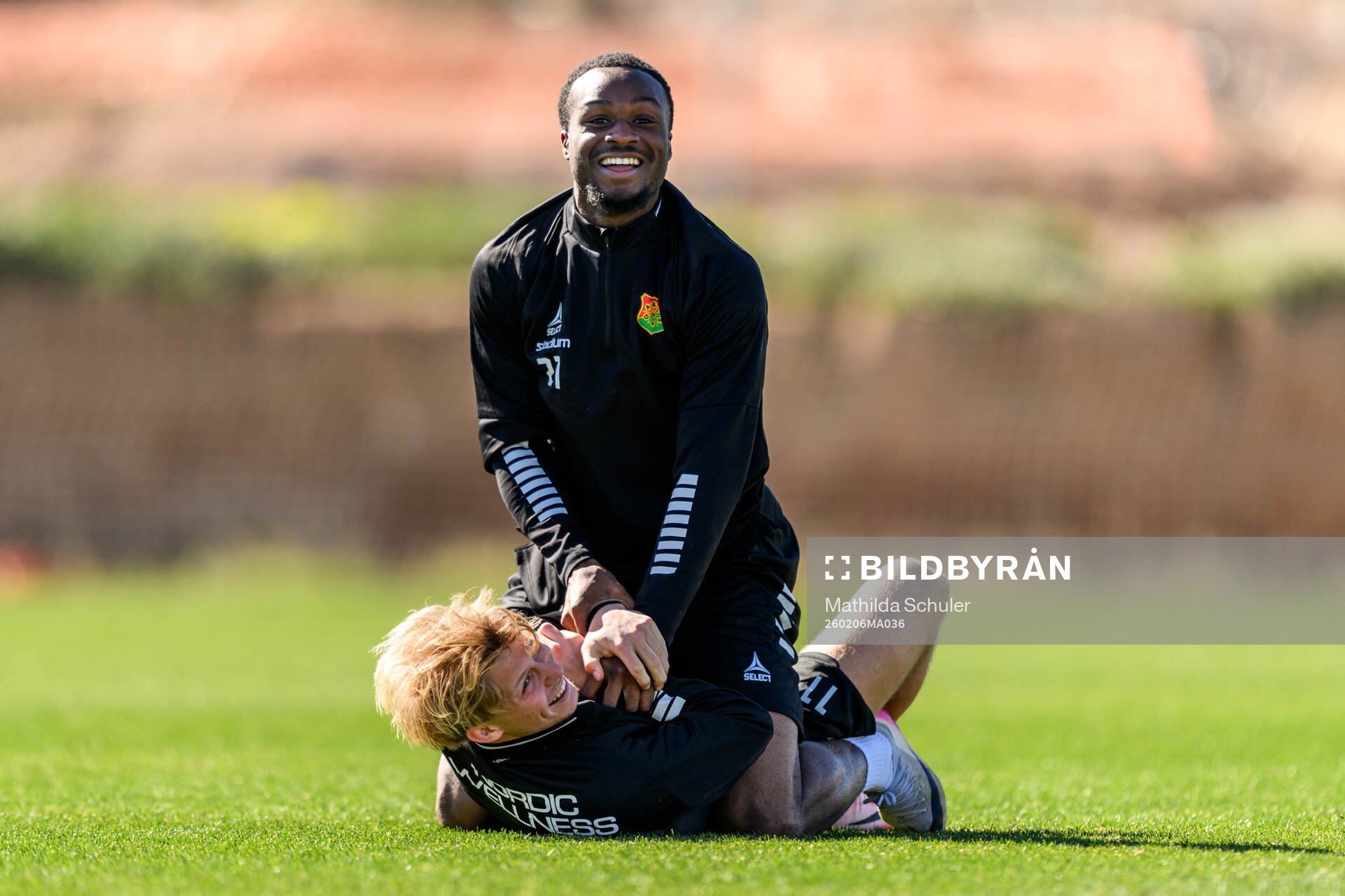 Rasmus Niklasson Petrovic och Shalom Ekong