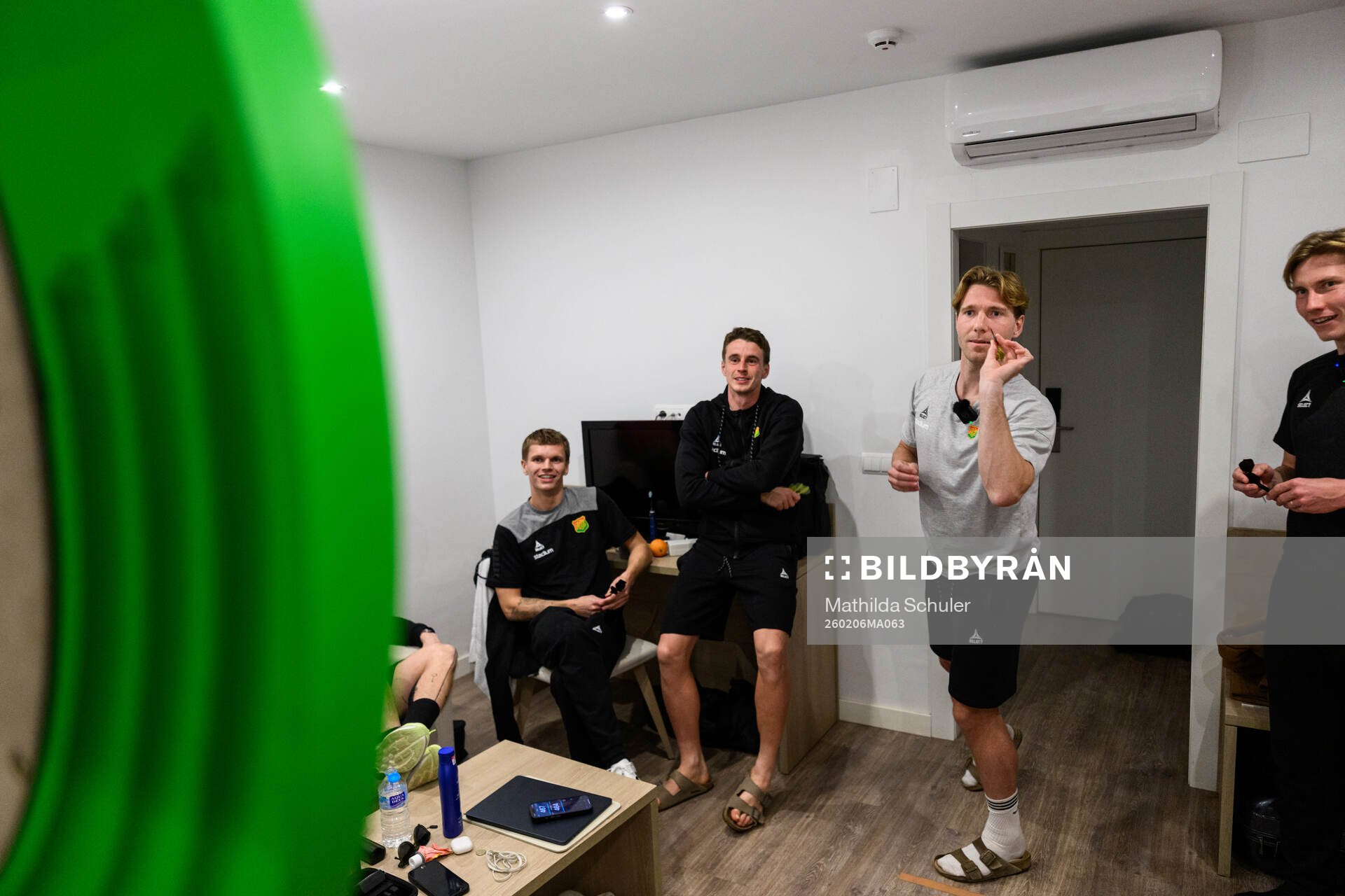 Lucas Hedlund, Oskar Ågren, August Wängberg och Robin