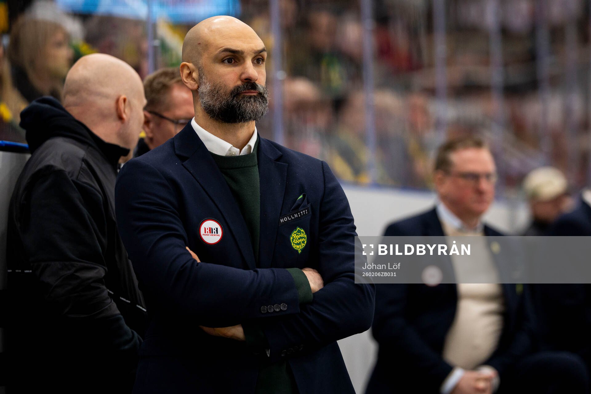 Björklövens assisterande tränare Daniel Rahimi