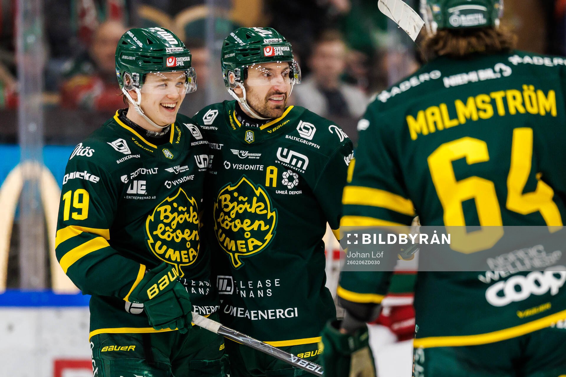 Björklövens Albin Lundin jublar
