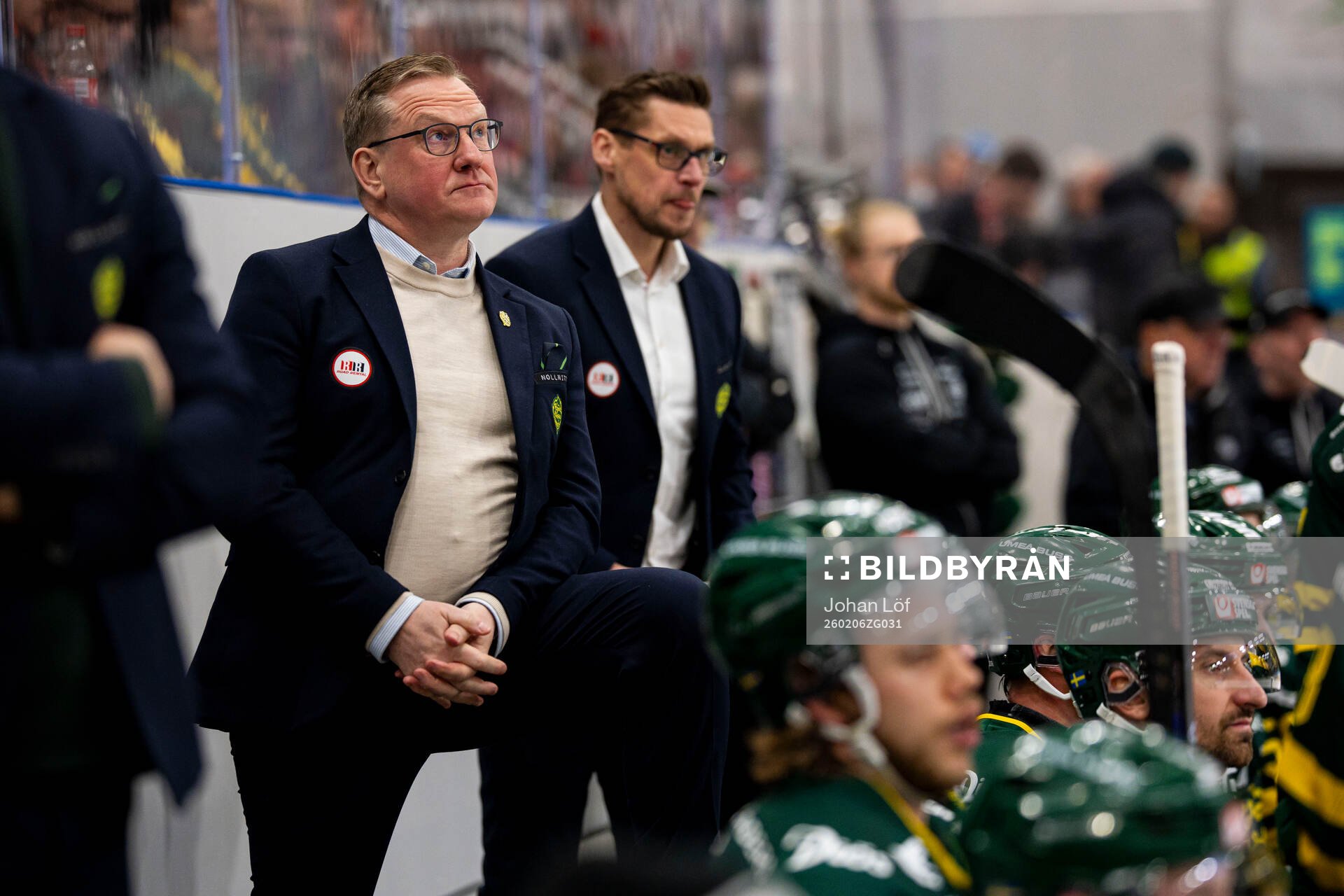 Björklövens huvudtränare Magnus Bogren