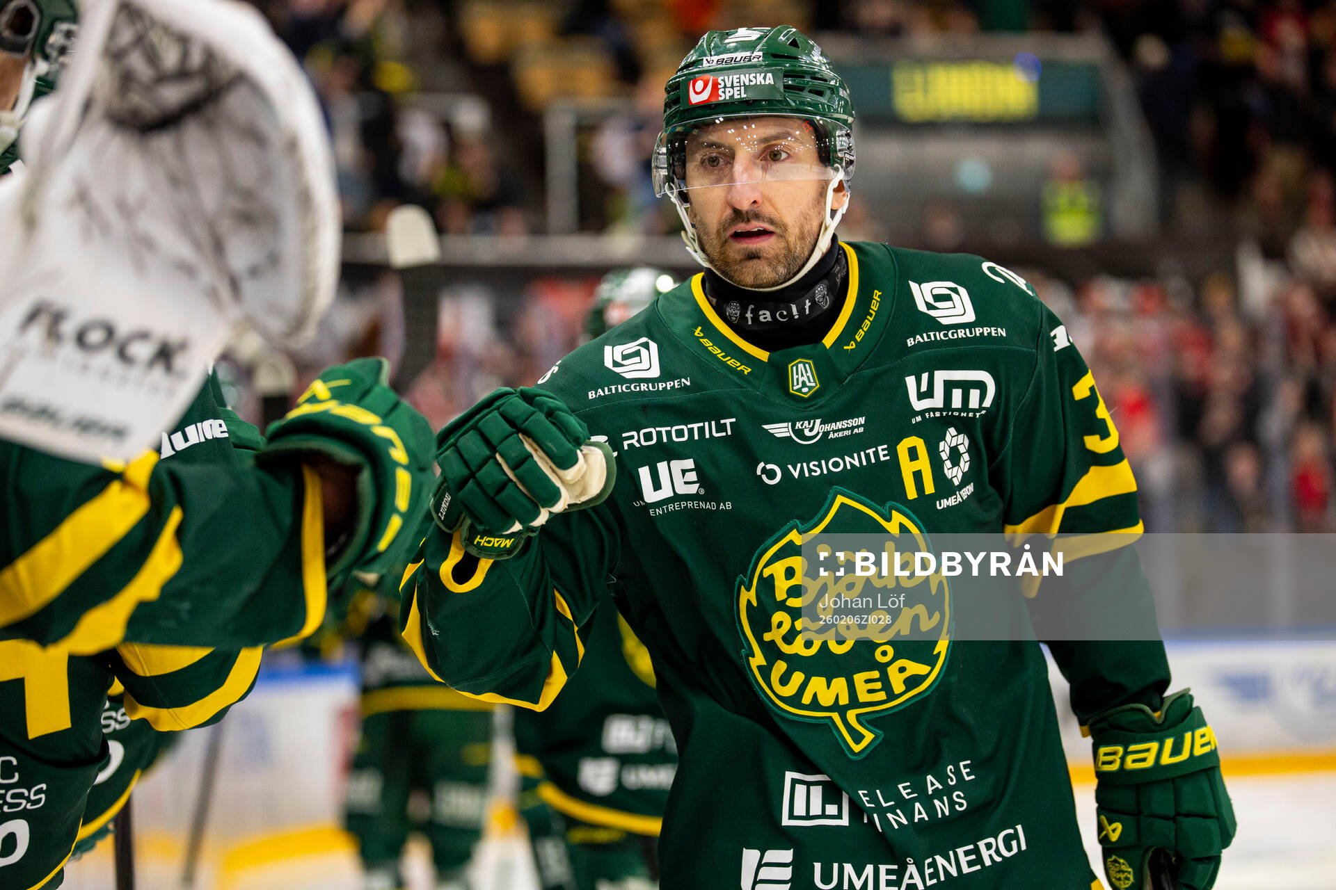 Björklövens Albin Lundin jublar