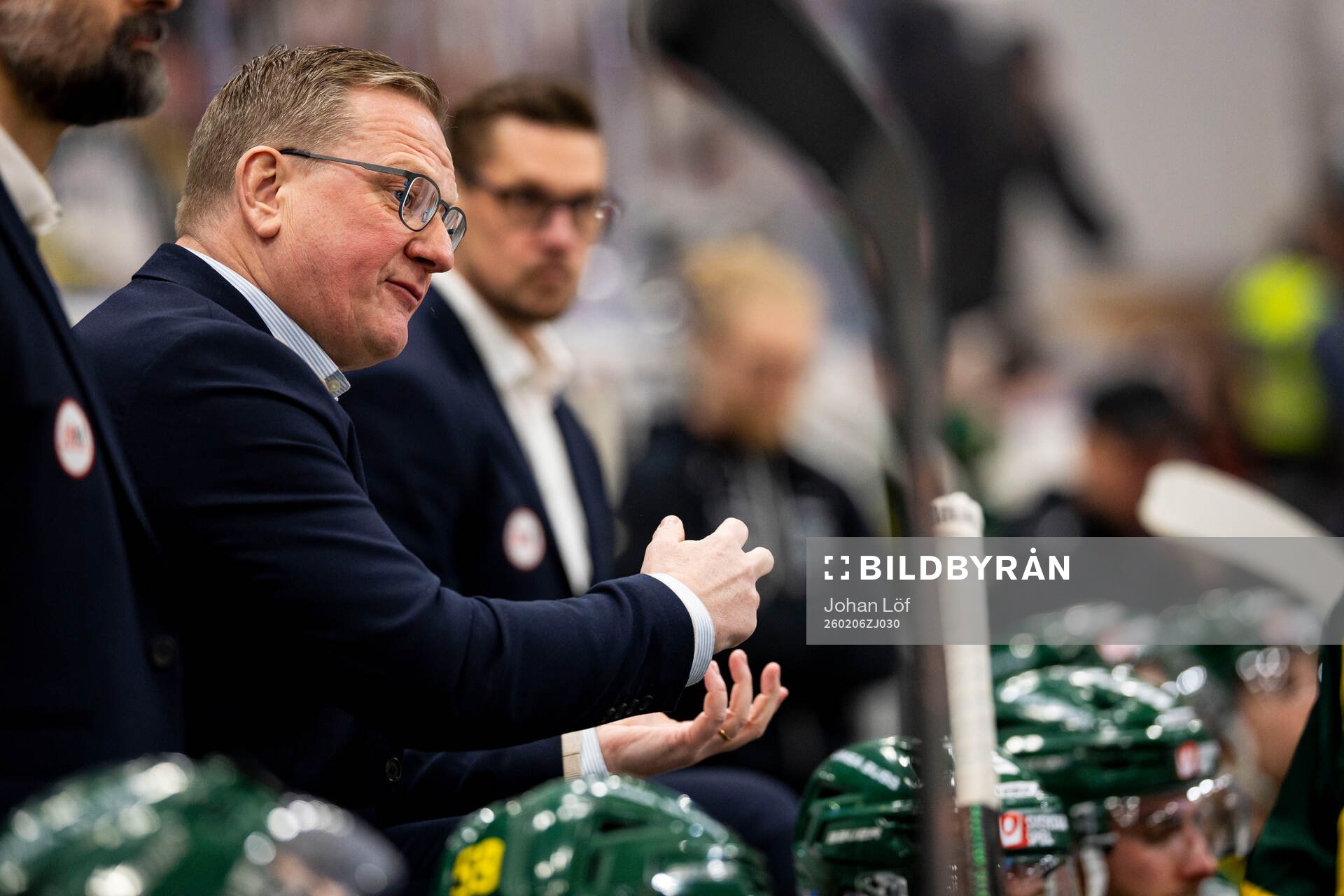Björklövens huvudtränare Magnus Bogren