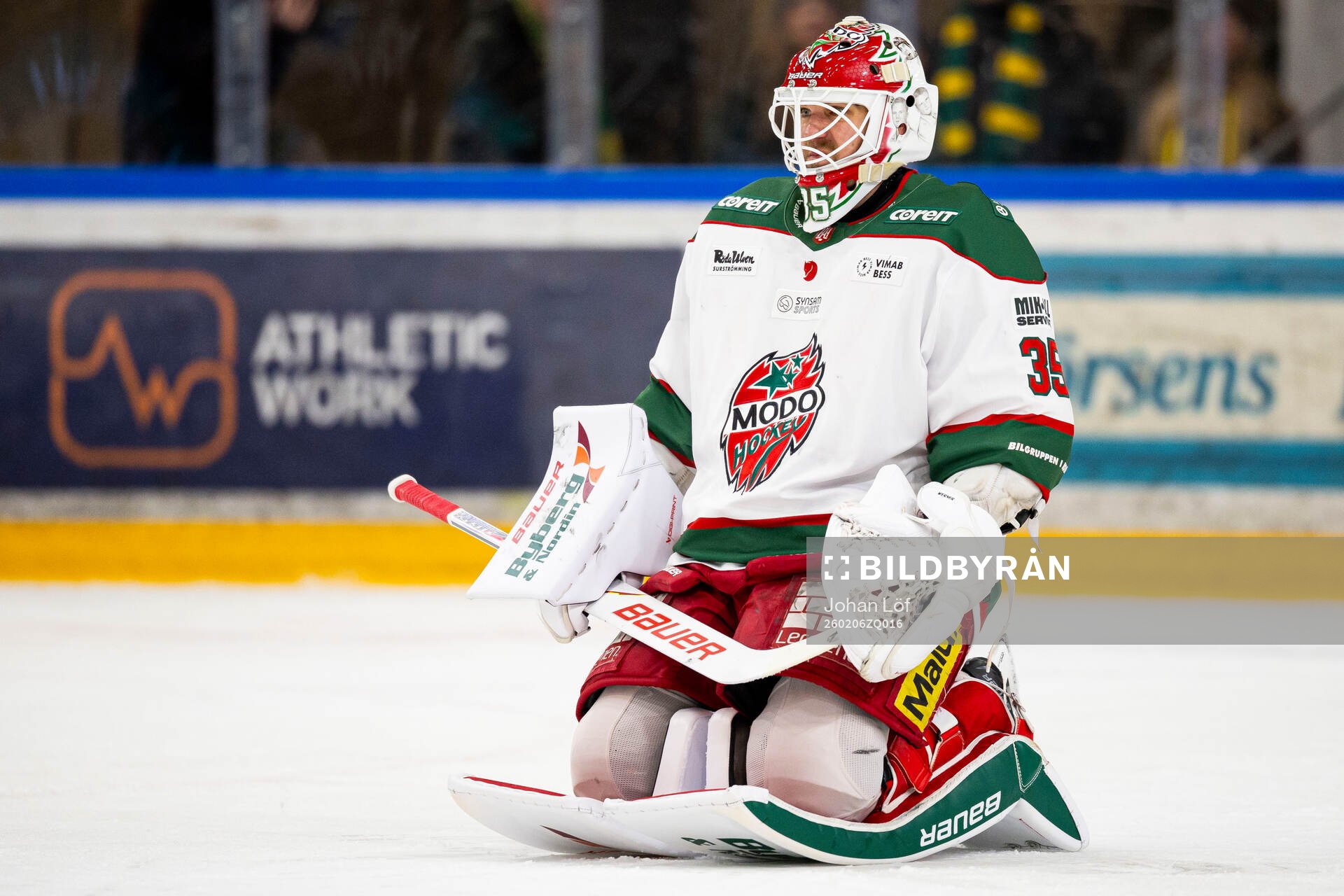 Modos målvakt Adam Werner