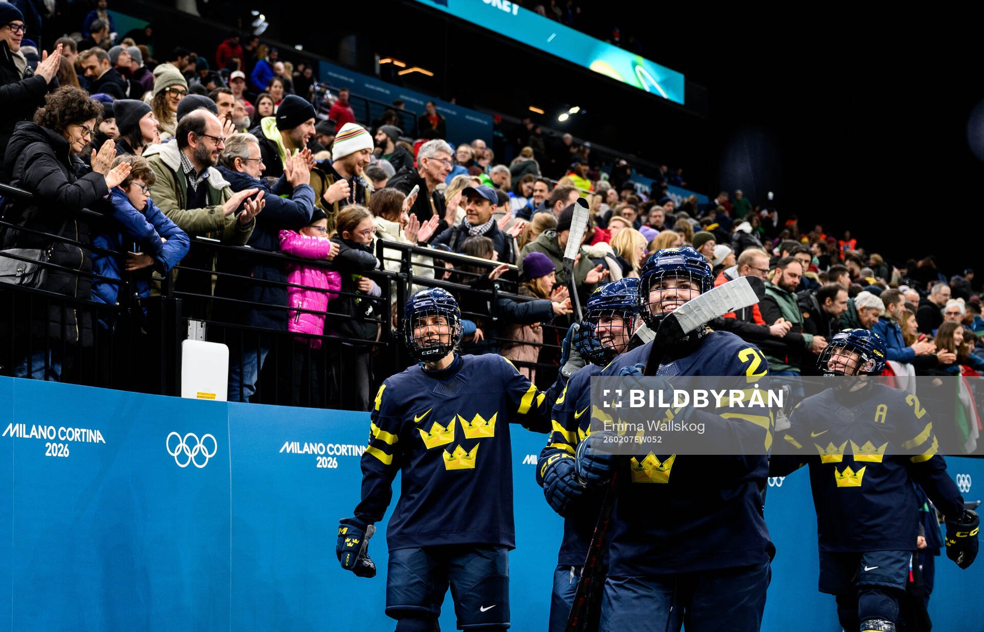 Ida Karlsson , Thea Johansson and Hanna Thuvik of Sweden