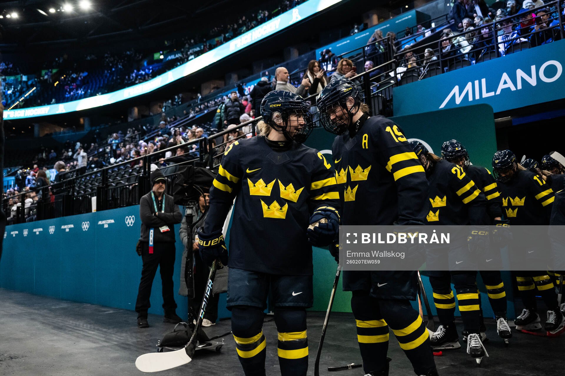 Lina Ljungblom and Sara Hjalmarsson of Sweden