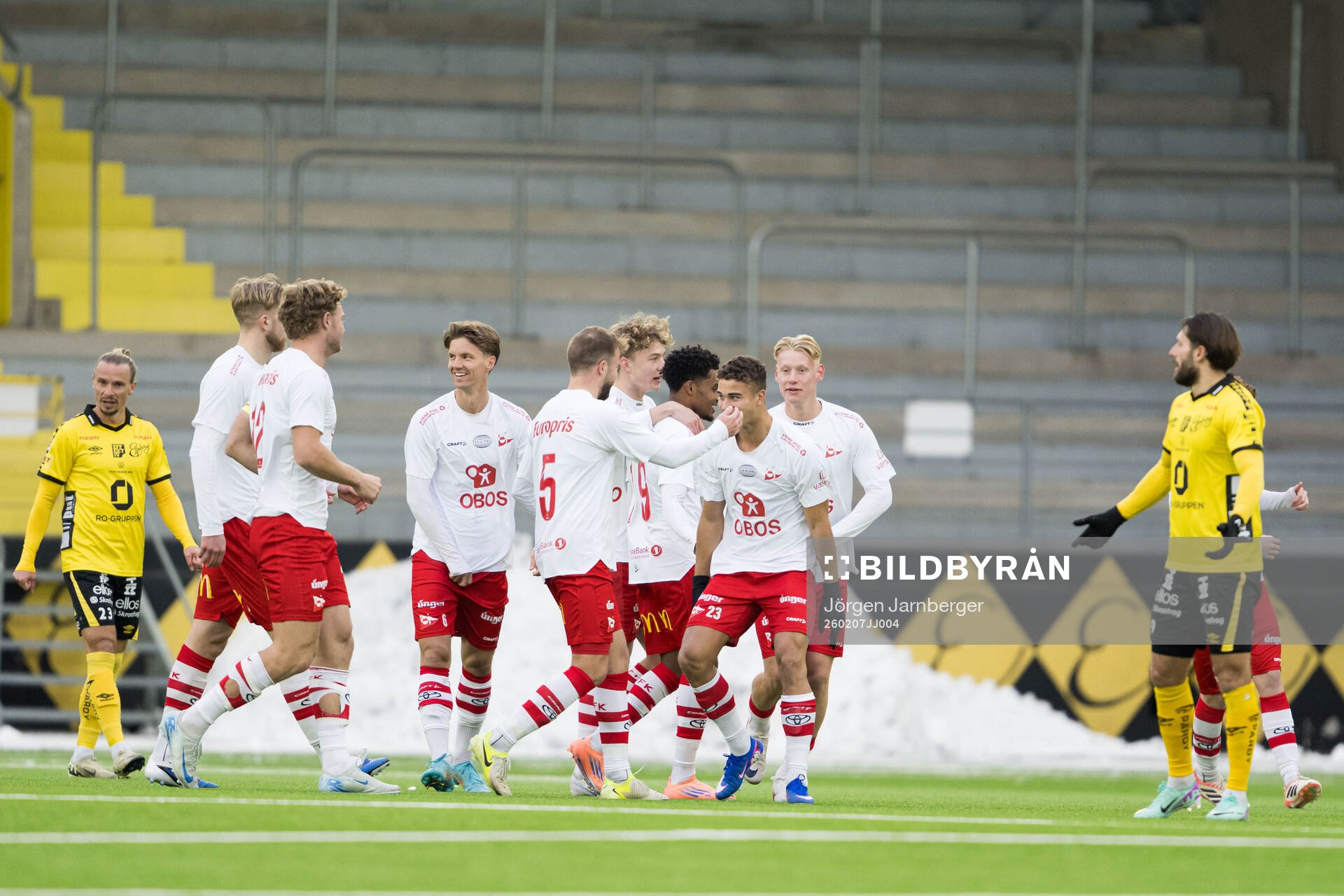 Fredrikstads Henrik Skogvold jublar