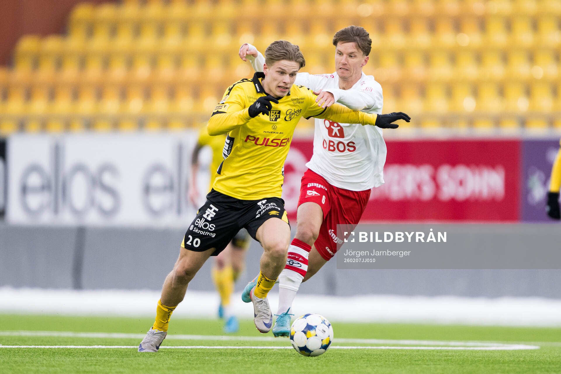 Elfsborgs Gottfrid Rapp och Fredrikstads Samuel Holm