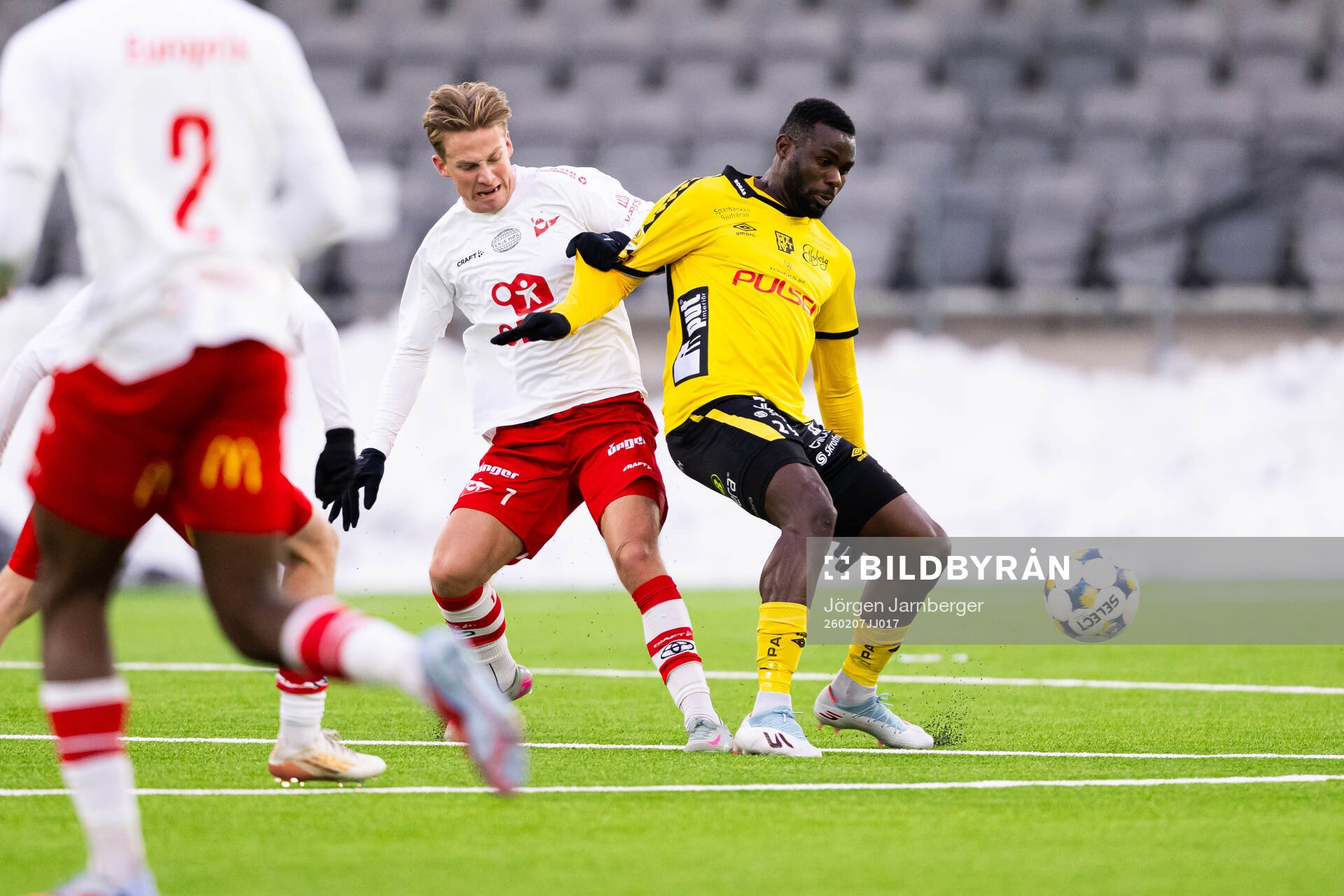 Fredrikstads Benjamin Faraas och Elfsborgs Buhari Ibrahim