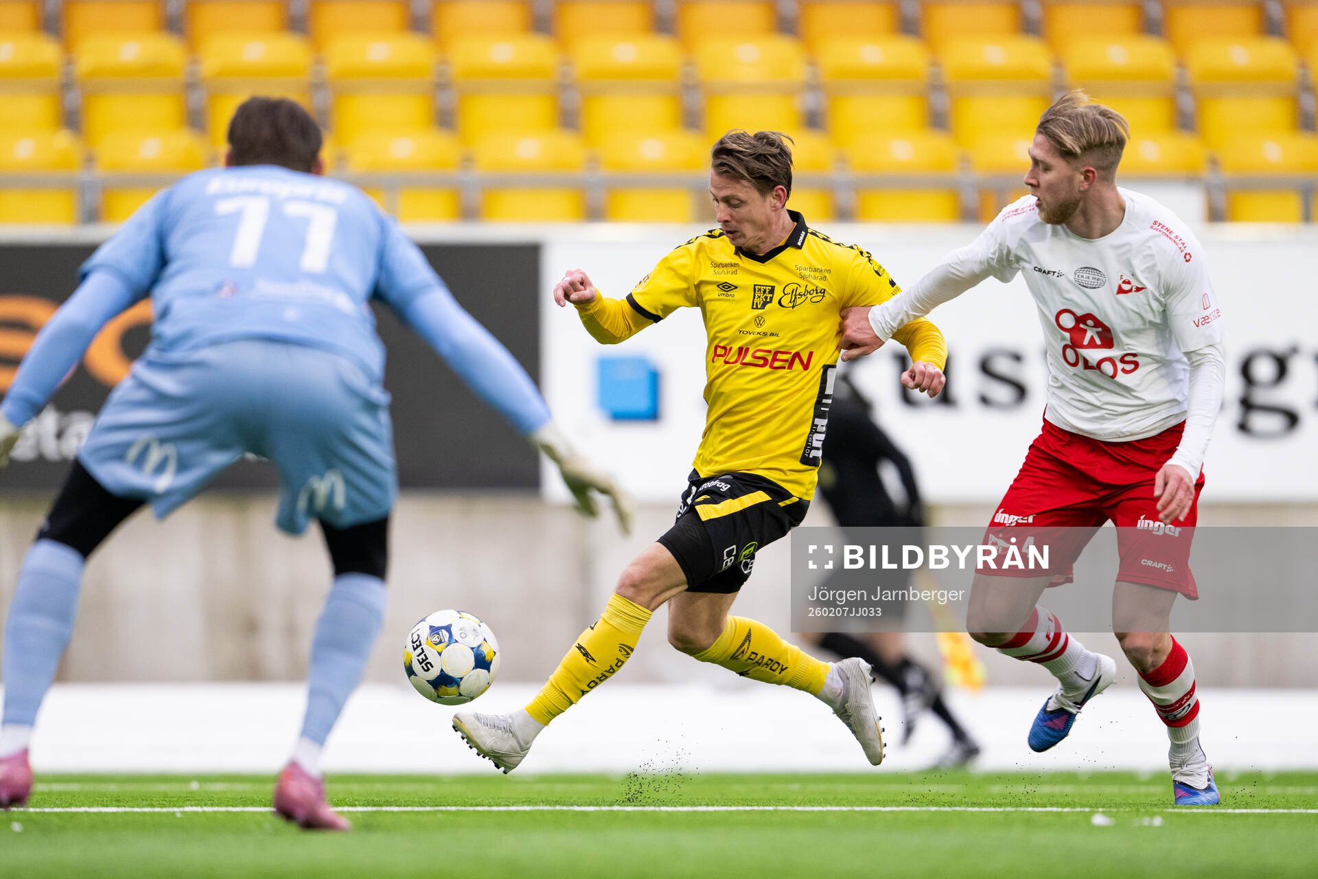Elfsborgs Simon Hedlund och Fredrikstads Fredrik Holmé