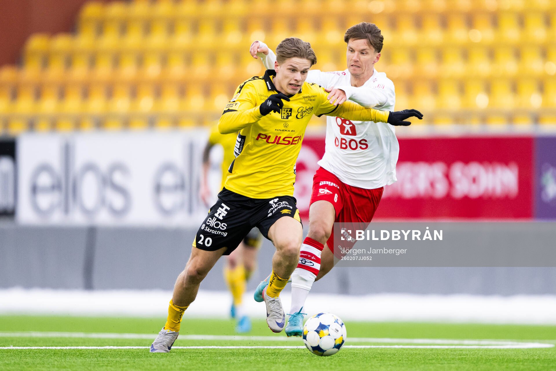 Elfsborgs Gottfrid Rapp och Fredrikstads Samuel Holm