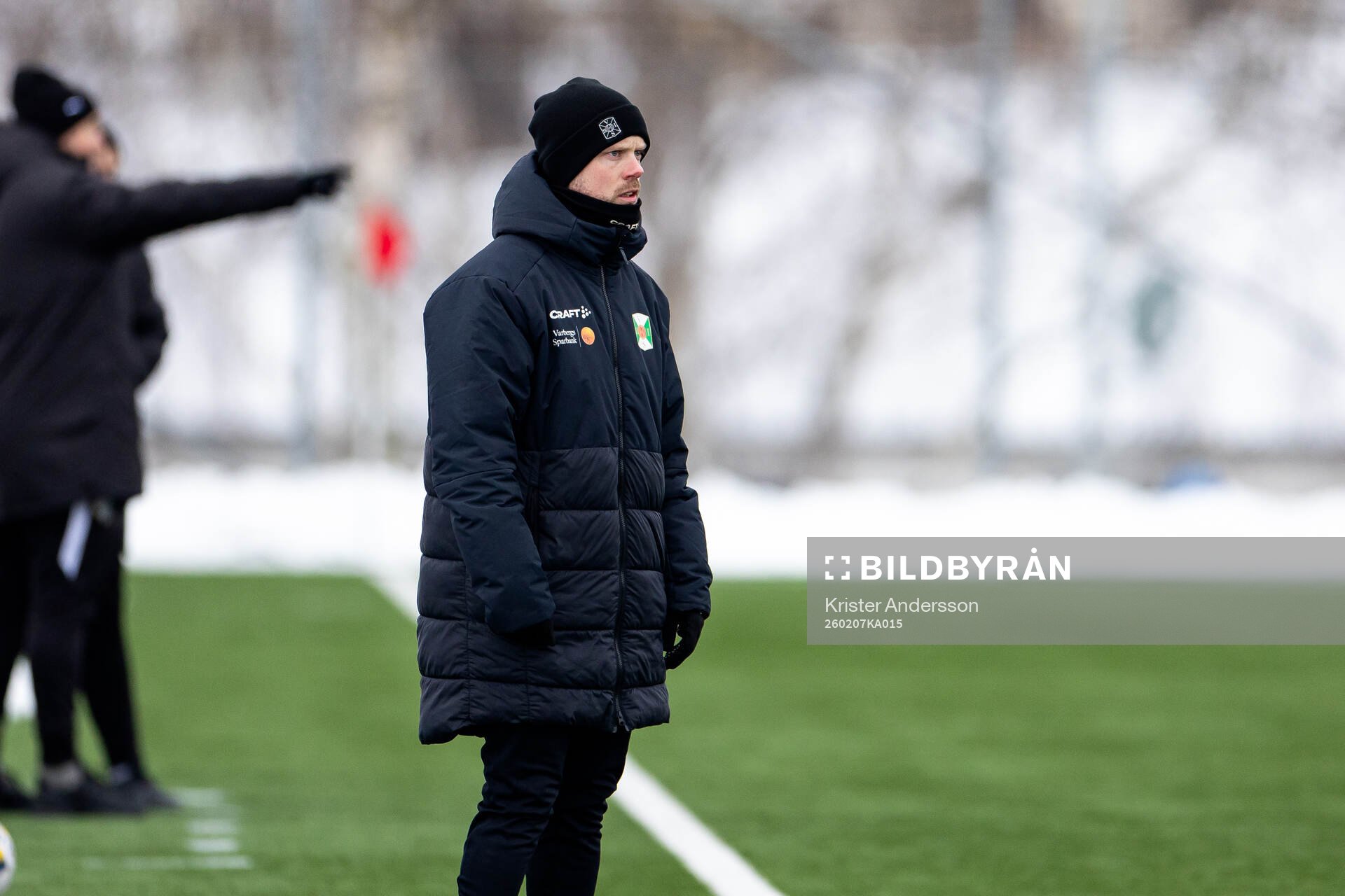 Varbergs tränare Victor Salwén