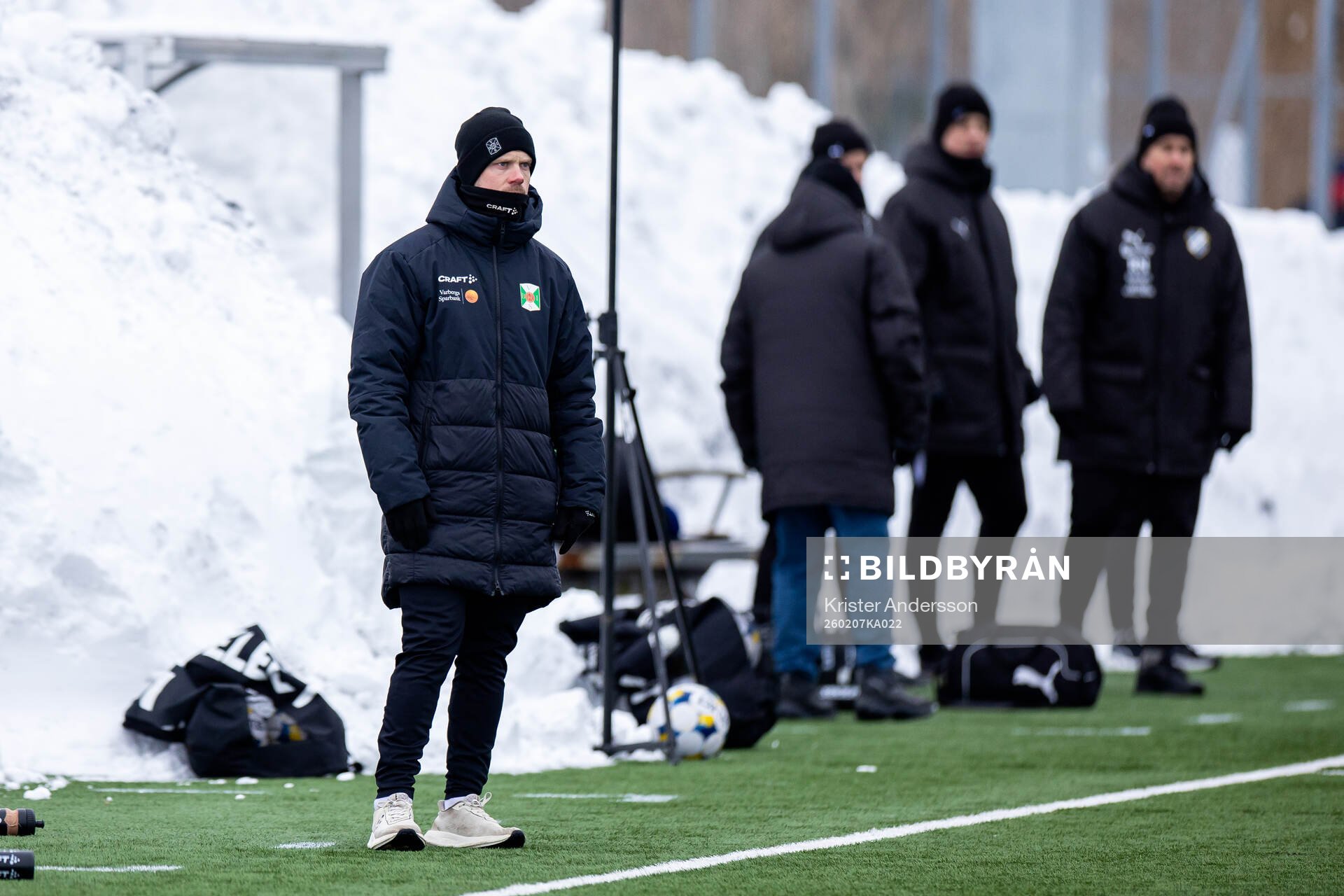 Varbergs tränare Victor Salwén