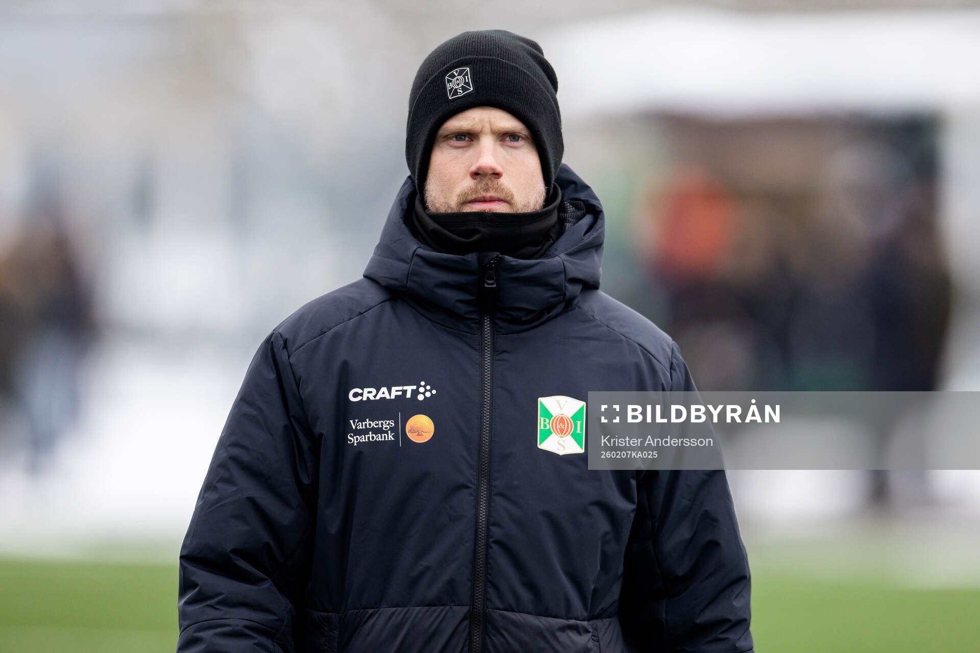 Varbergs tränare Victor Salwén