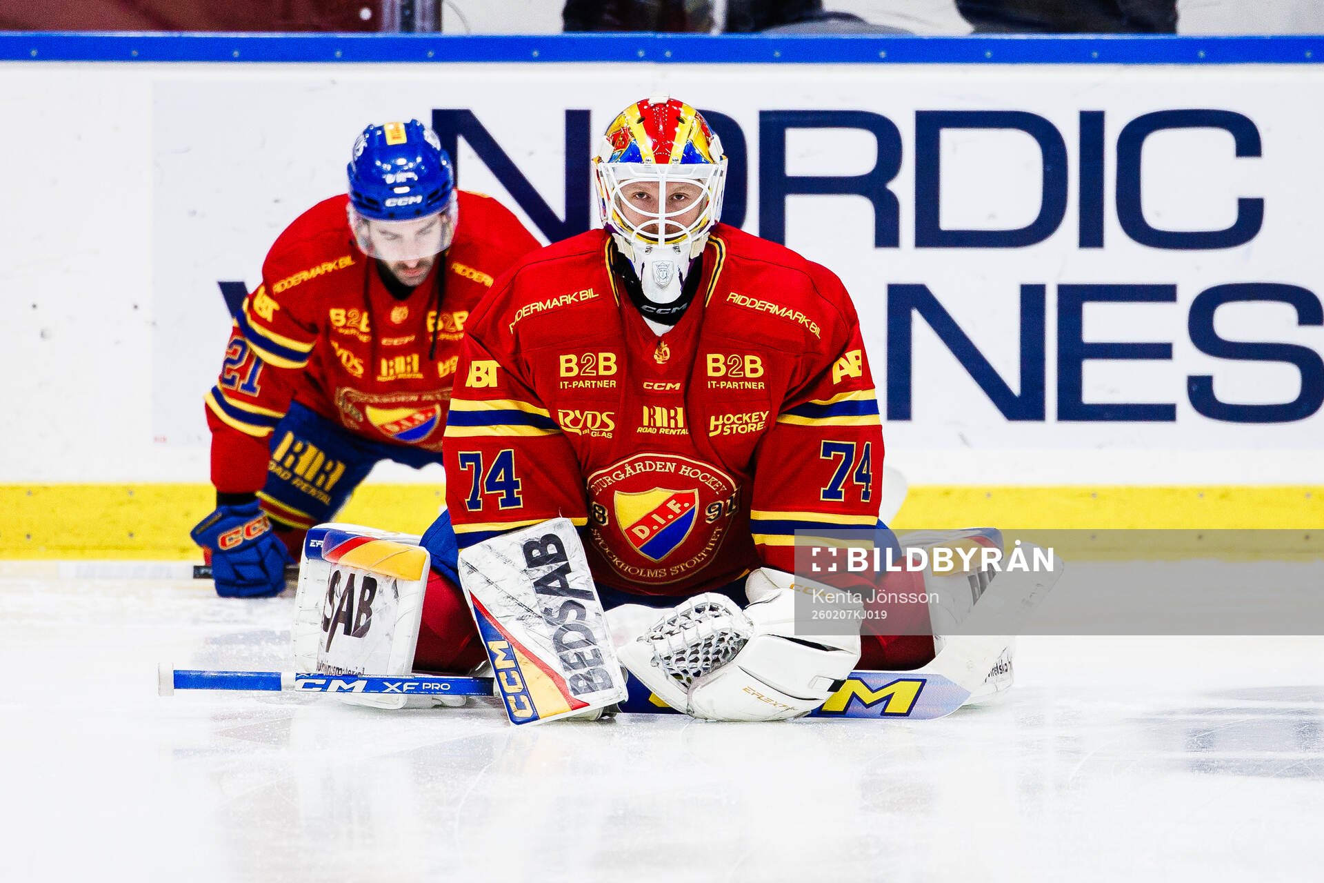 Djurgårdens målvakt Daniel Marmenlind