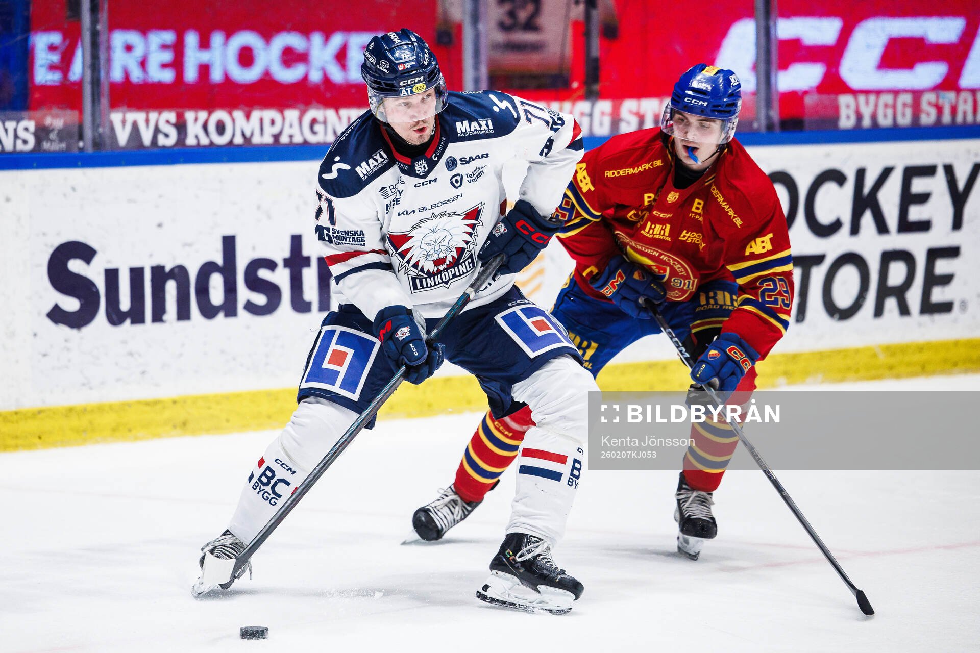 Linköpings Eskild Bakke Olsen och Djurgårdens Håvard