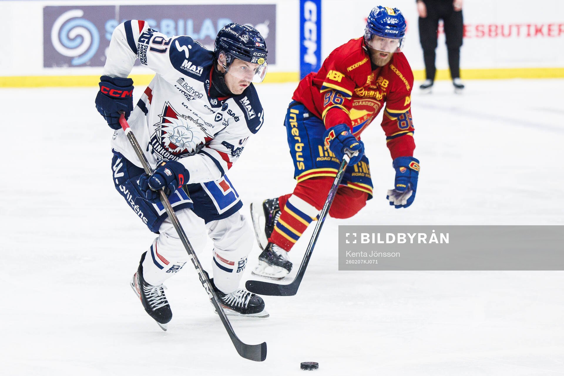 Linköpings Markus Ljungh och Djurgårdens Linus Klasen