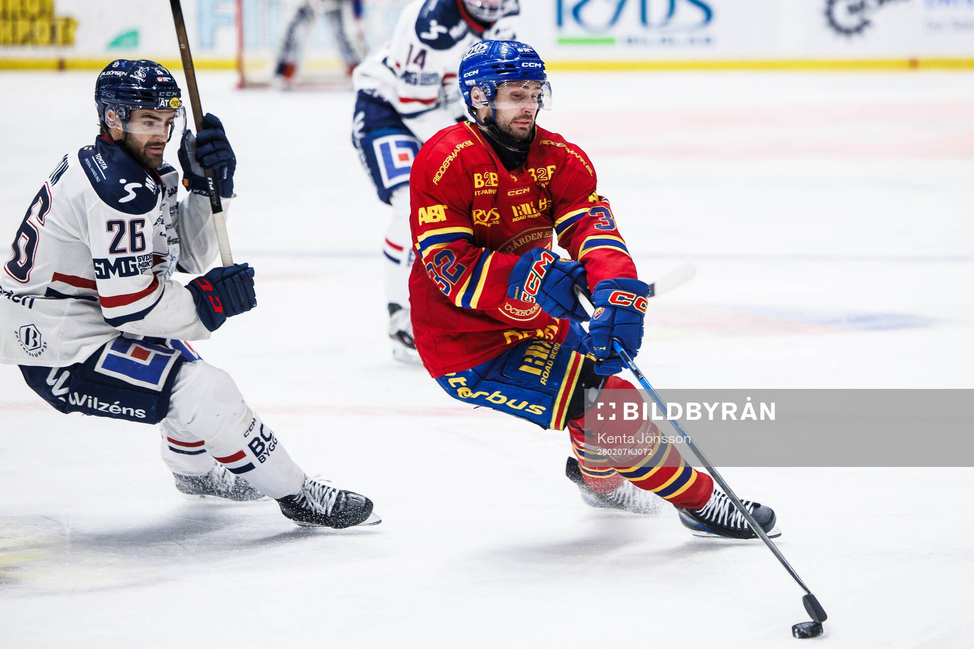 Linköpings Max Martin och Djurgårdens Marcus Krüger