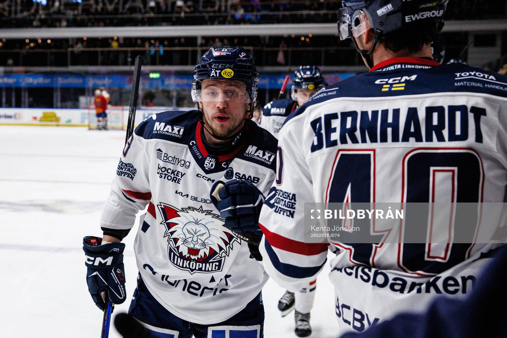 Linköpings Jakub Vrana jublar