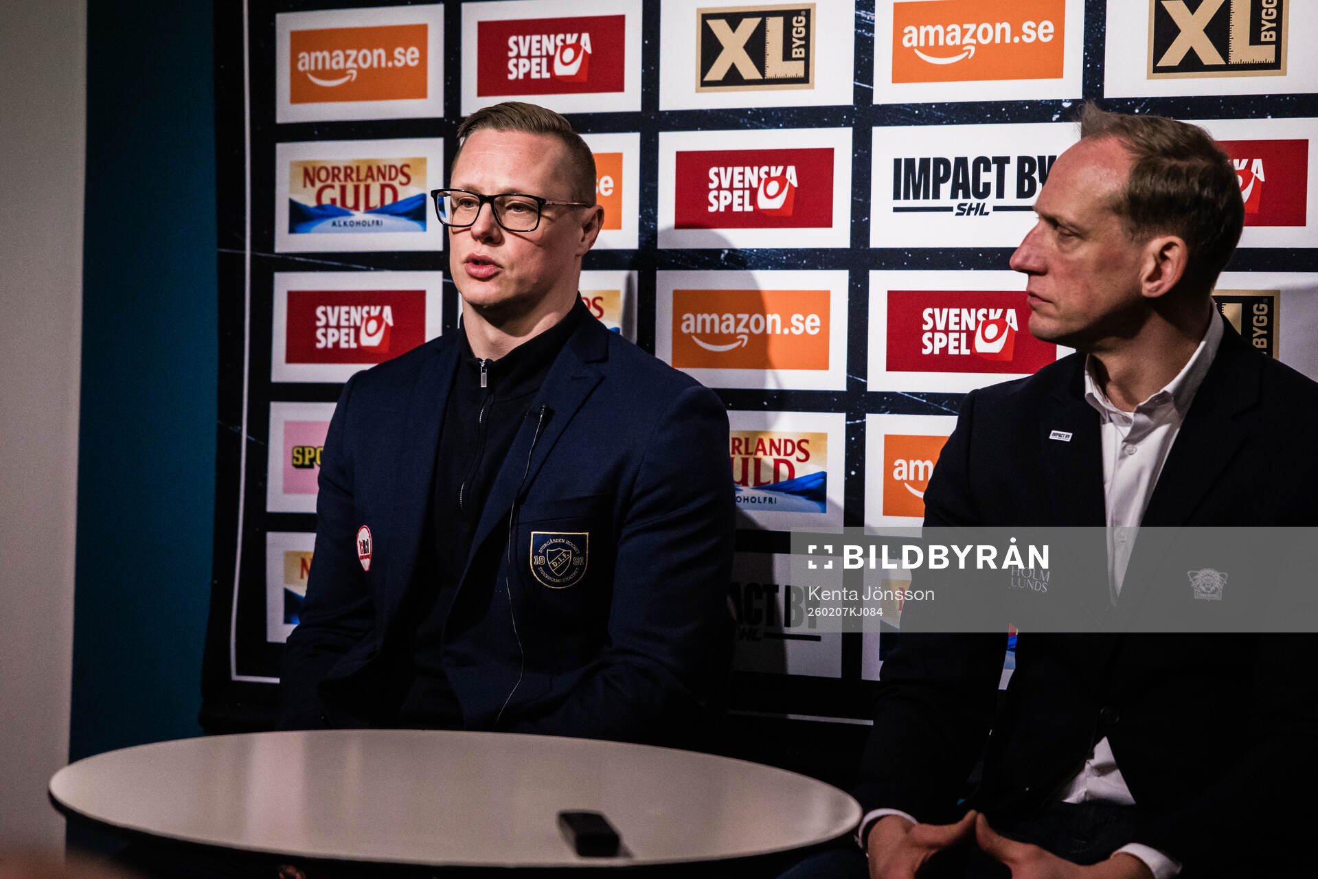 Djurgårdens tränare Robert Kimby och Linköpings tränare