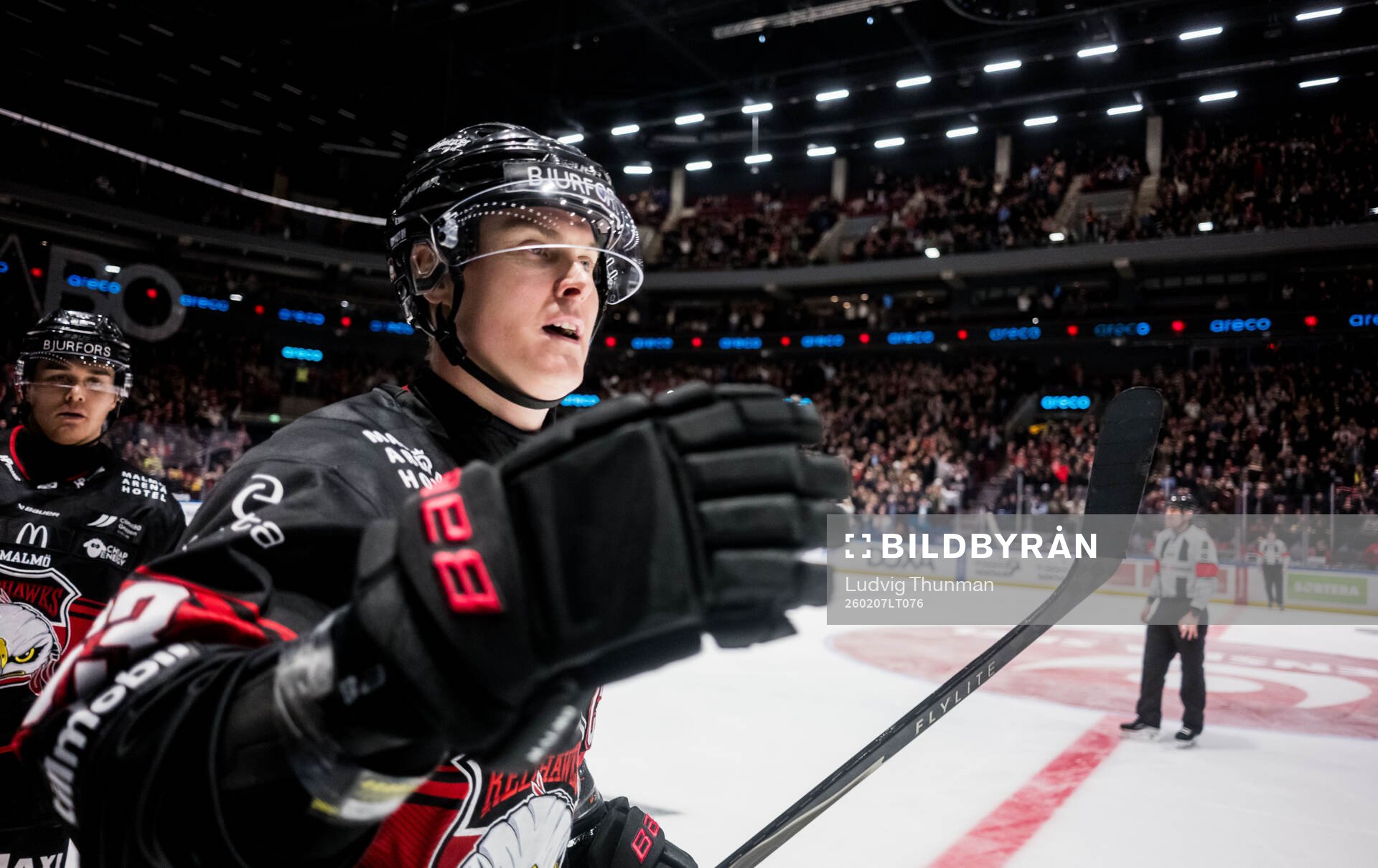 Malmö Redhawks Fredrik Händemark jublar