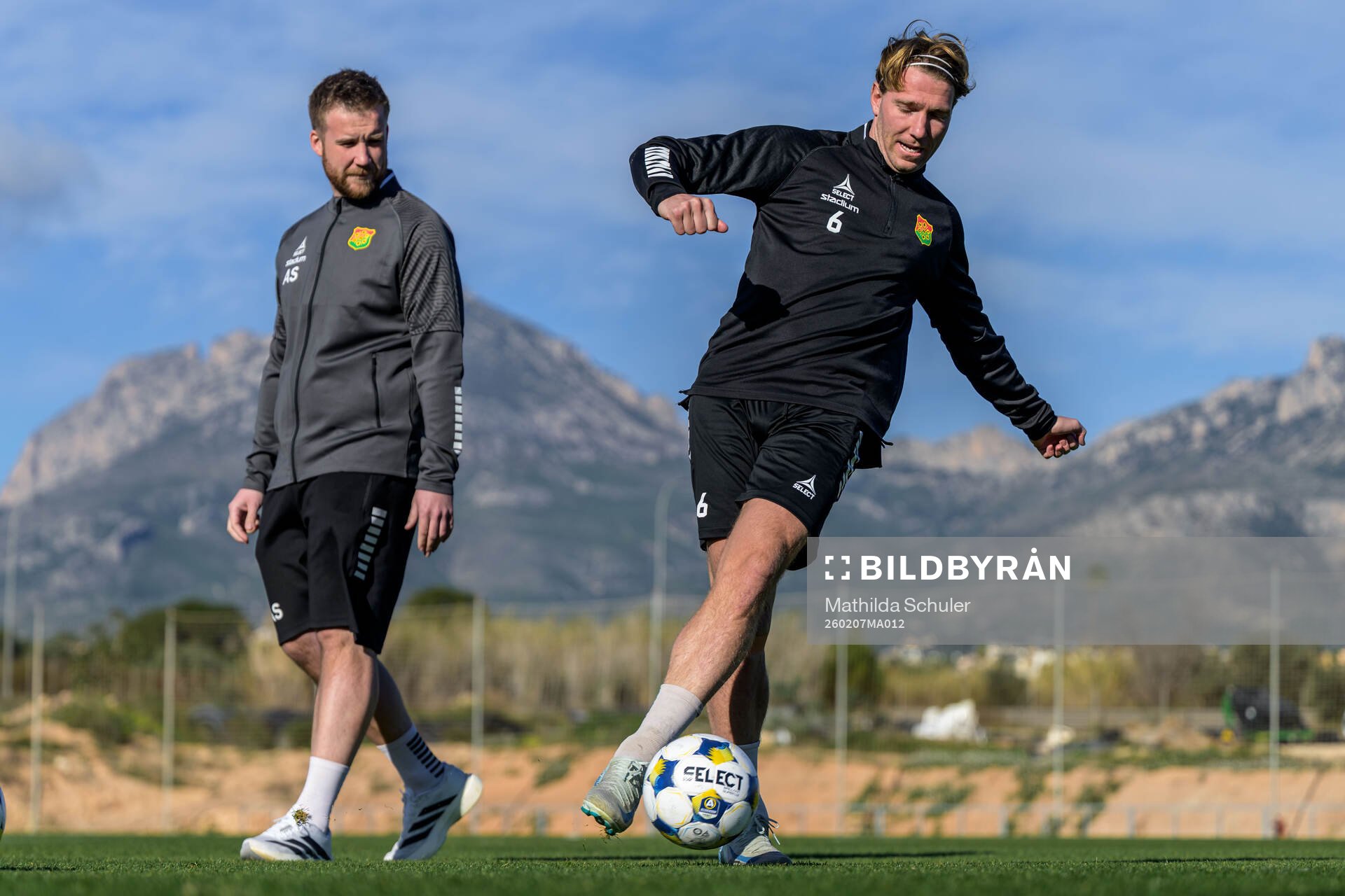 Assisterande tränare Alexander Severin och August Wängberg