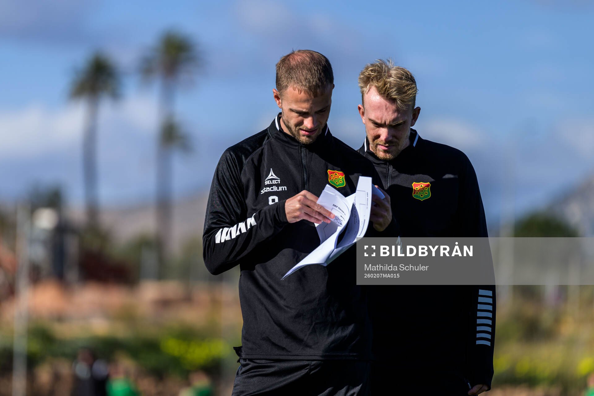 Gustav Lundgren and Robin Wendin Thomasson of GAIS