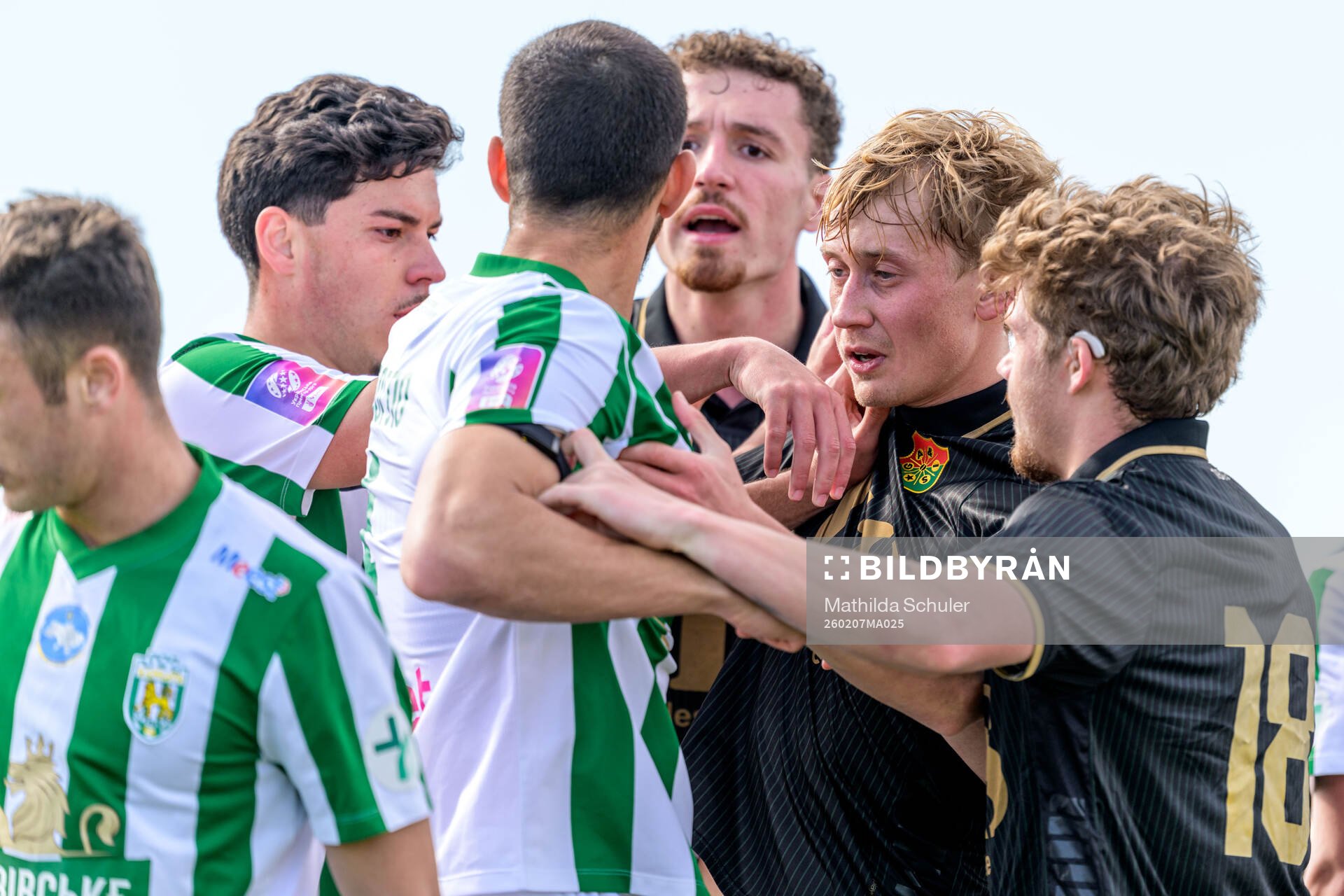 Anes Cardaklija and Henry Sletsjøe of GAIS