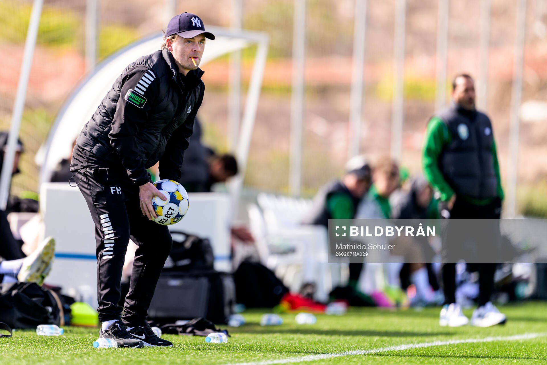 Coach Fredrik Holmberg of GAIS