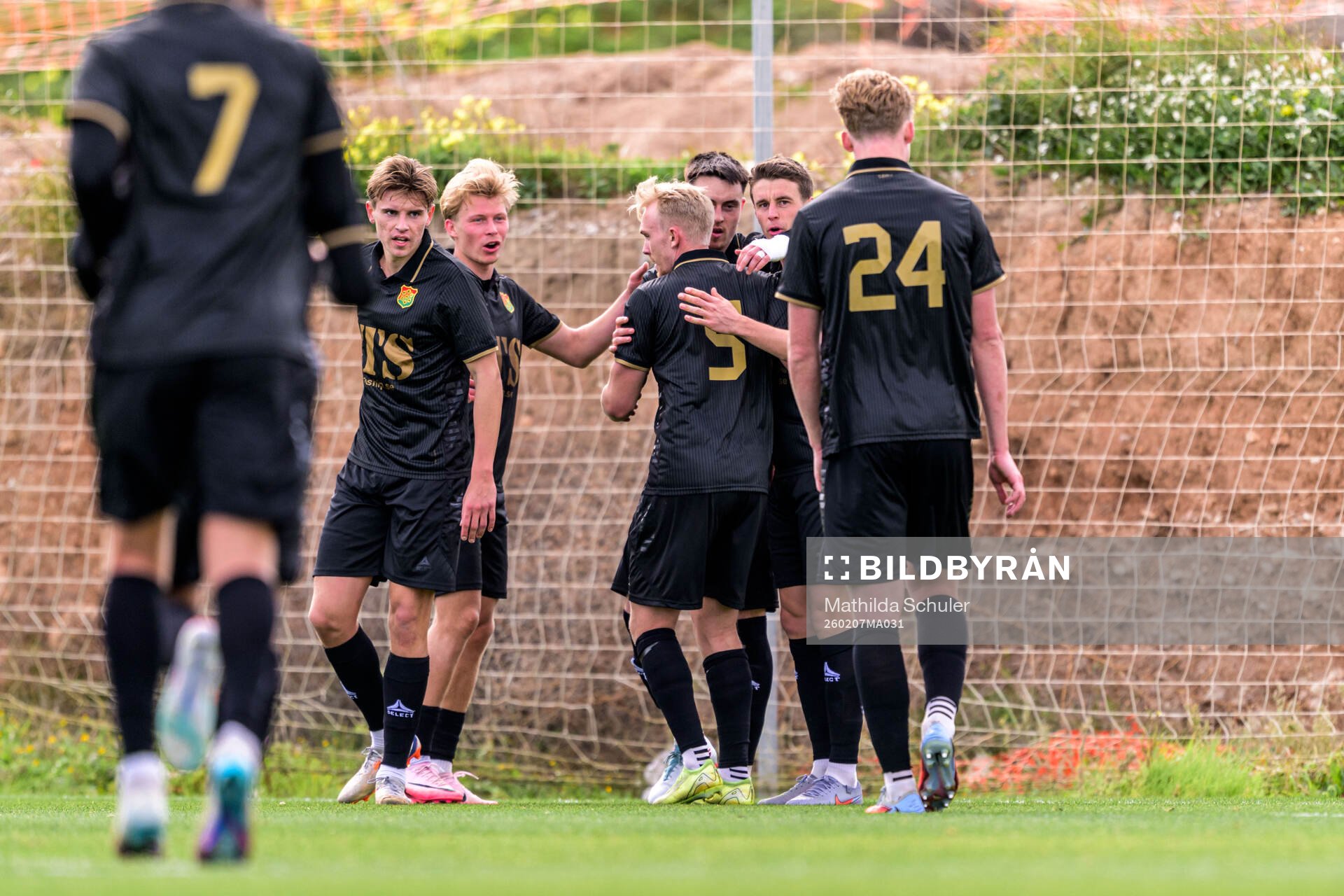 Samuel Salter of GAIS celebrates
