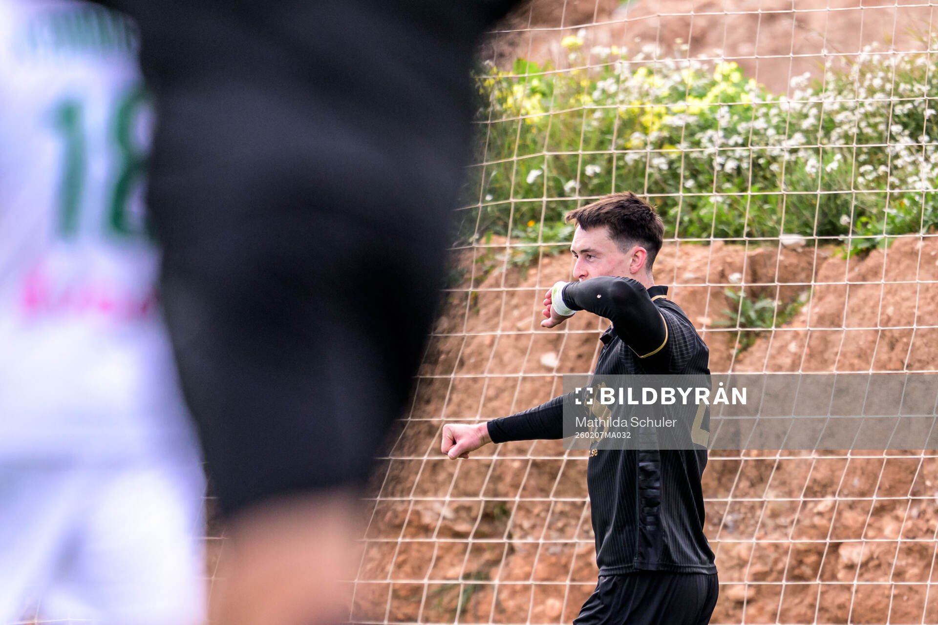 Samuel Salter of GAIS celebrates