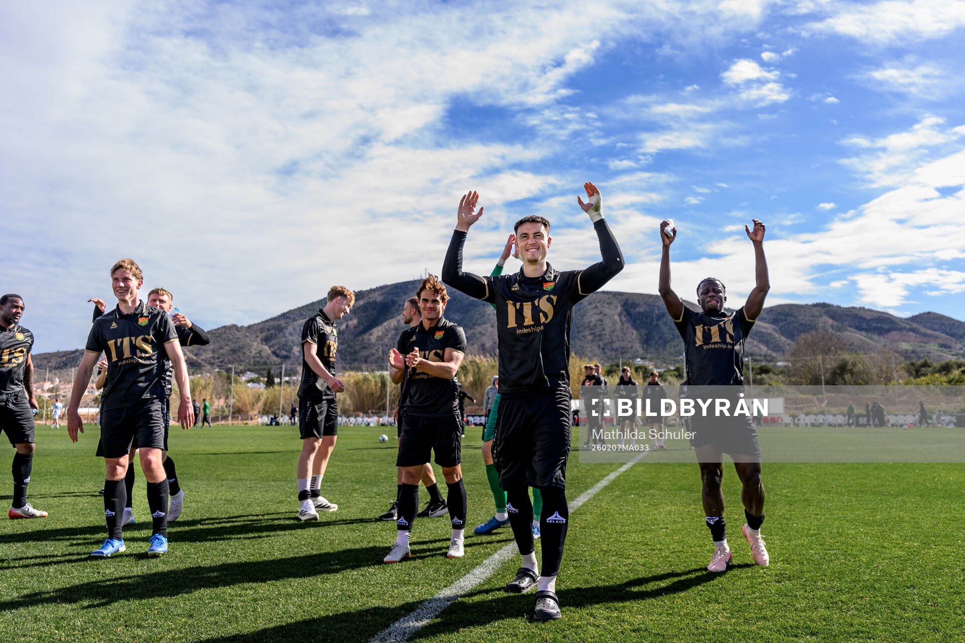 Samuel Salter of GAIS celebrates