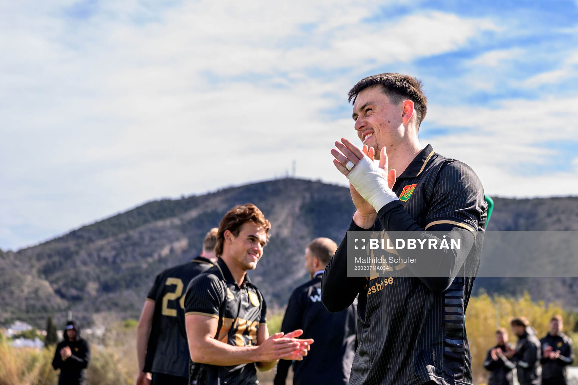 Samuel Salter of GAIS celebrates