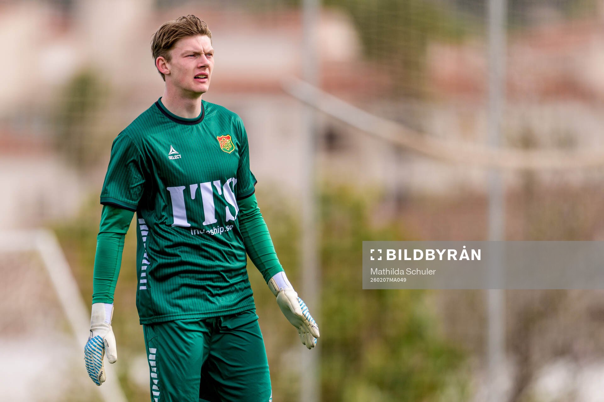 Goalkeeper Andreas Hermansen of GAIS