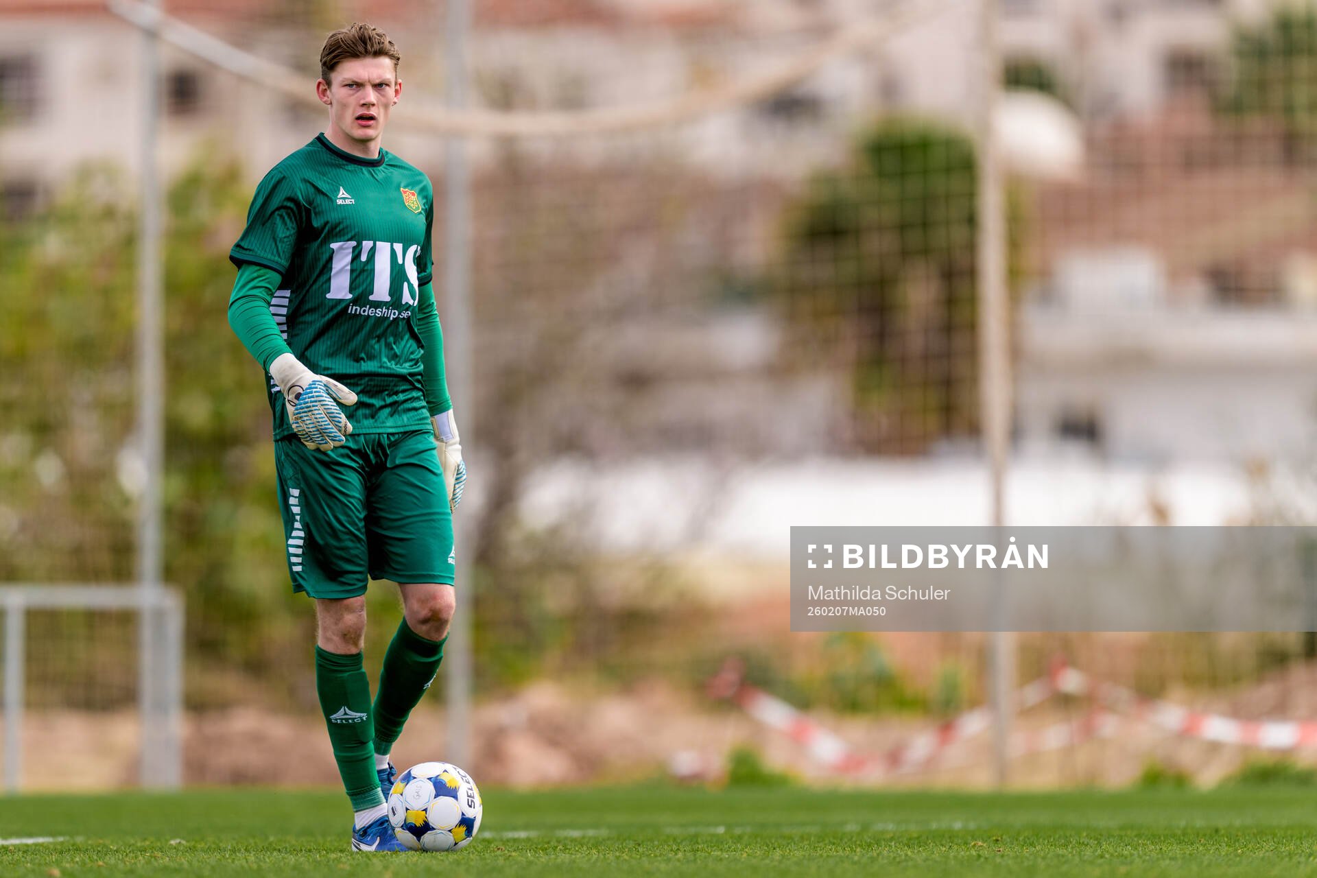 Goalkeeper Andreas Hermansen of GAIS