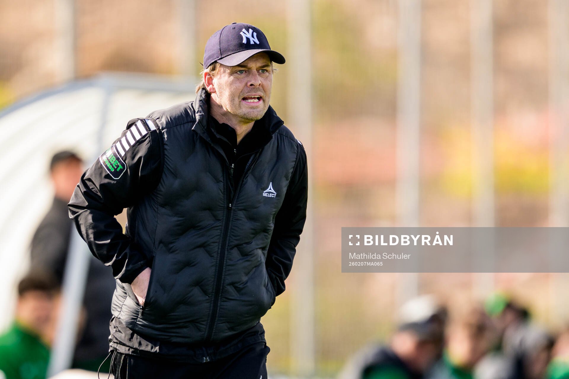 Head coach Fredrik Holmberg of GAIS