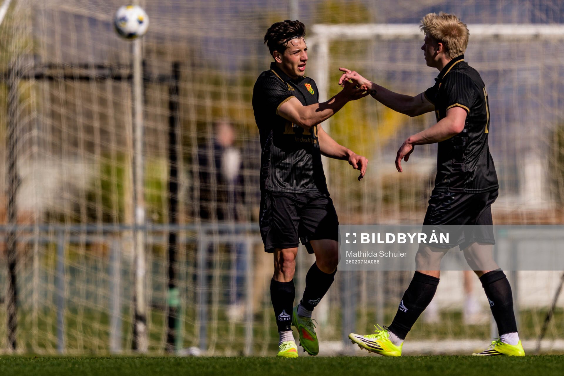 Matteo de Brienne and Robert Frosti Thorkelsson of GAIS