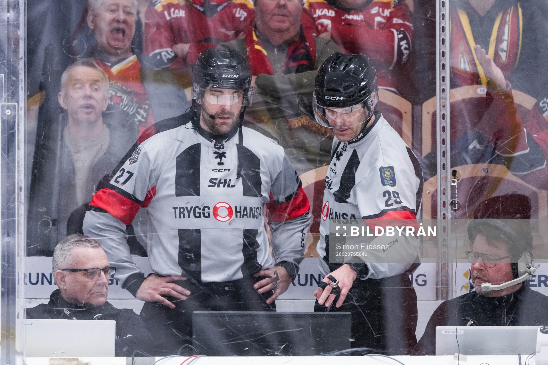 Domare Mikael Sjöqvist och Richard Magnusson