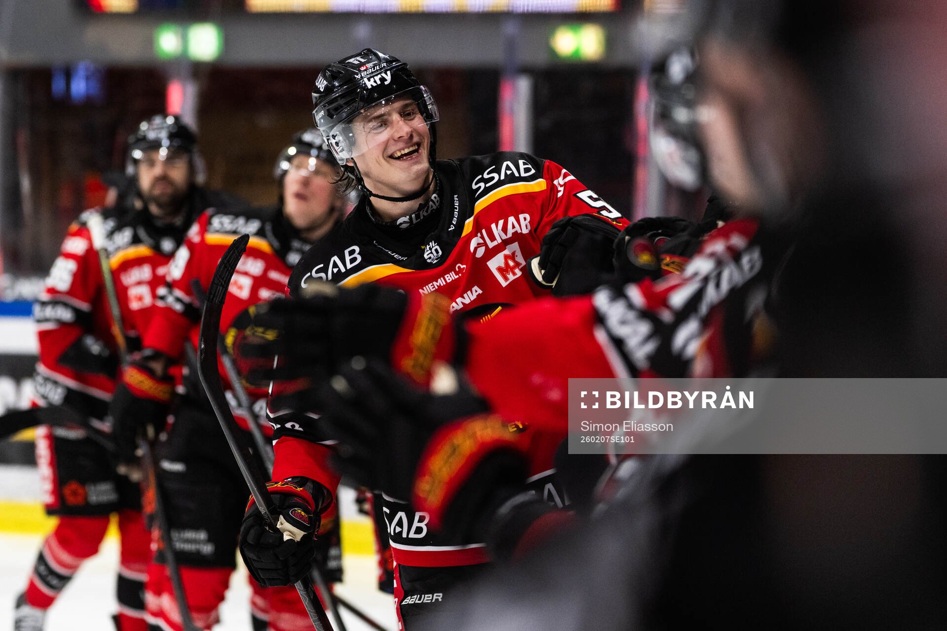 Luleås Markus Nurmi jublar