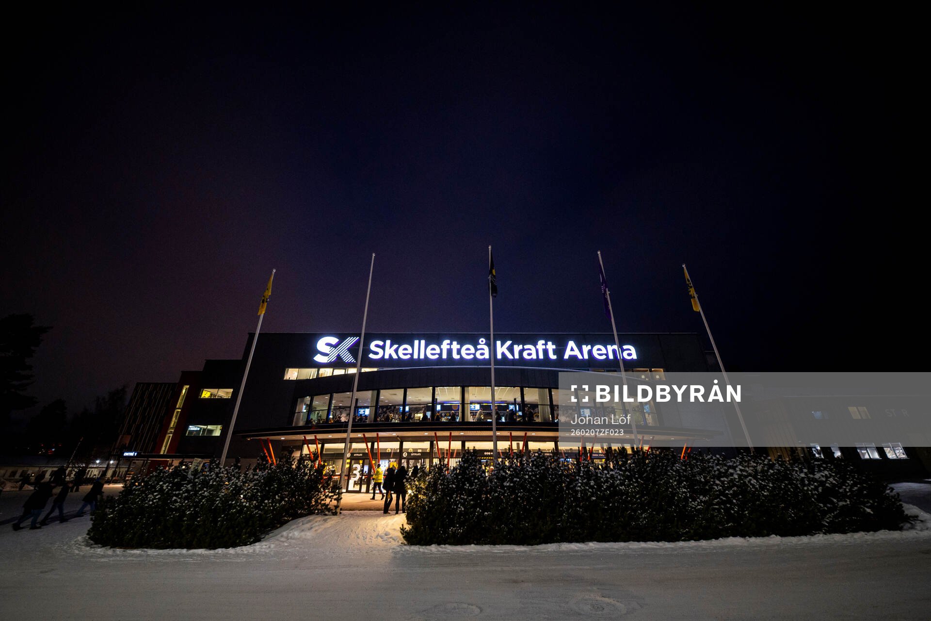 Skellefteå Kraft Arena exteriör