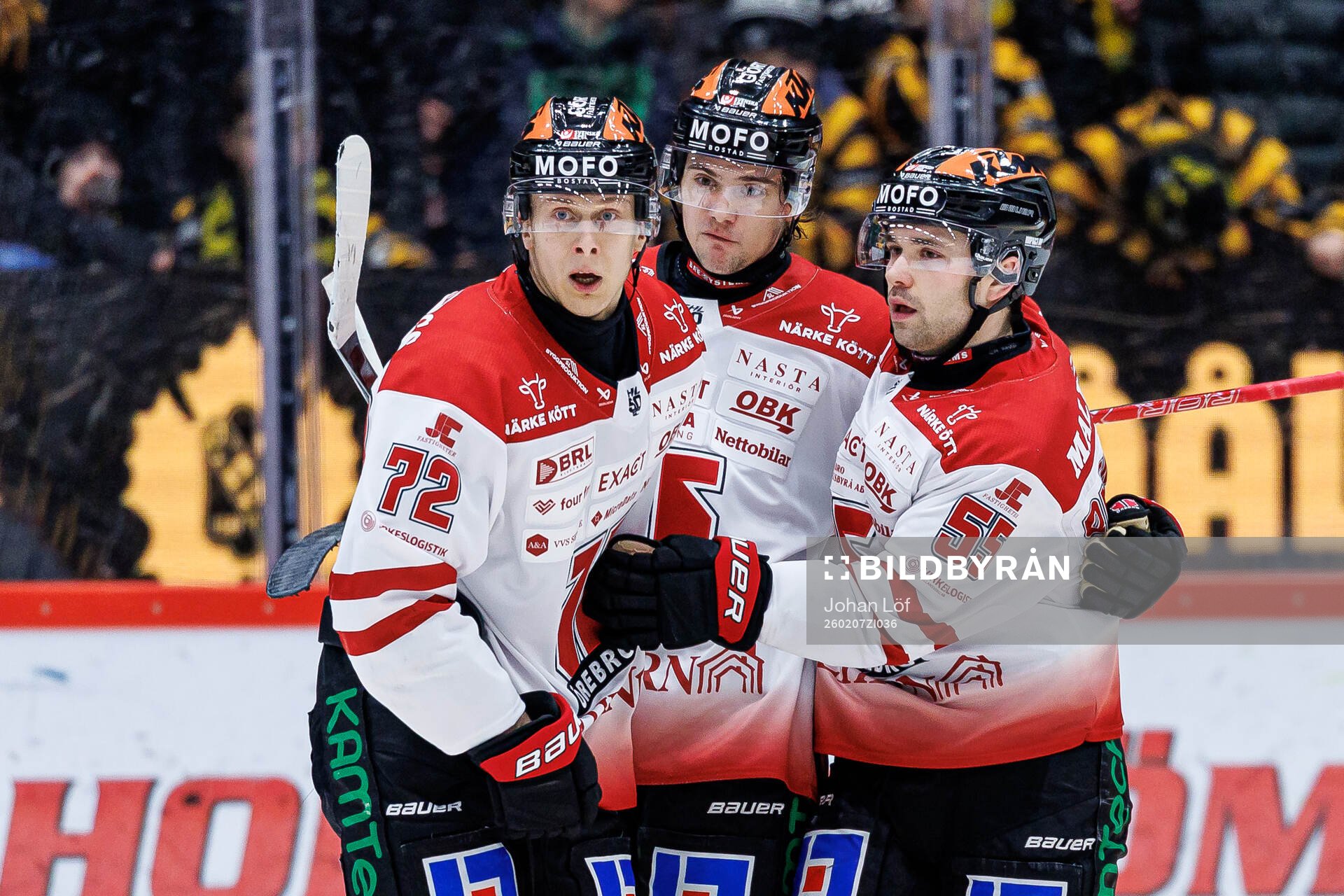 Örebros Jesse Ylönen jublar