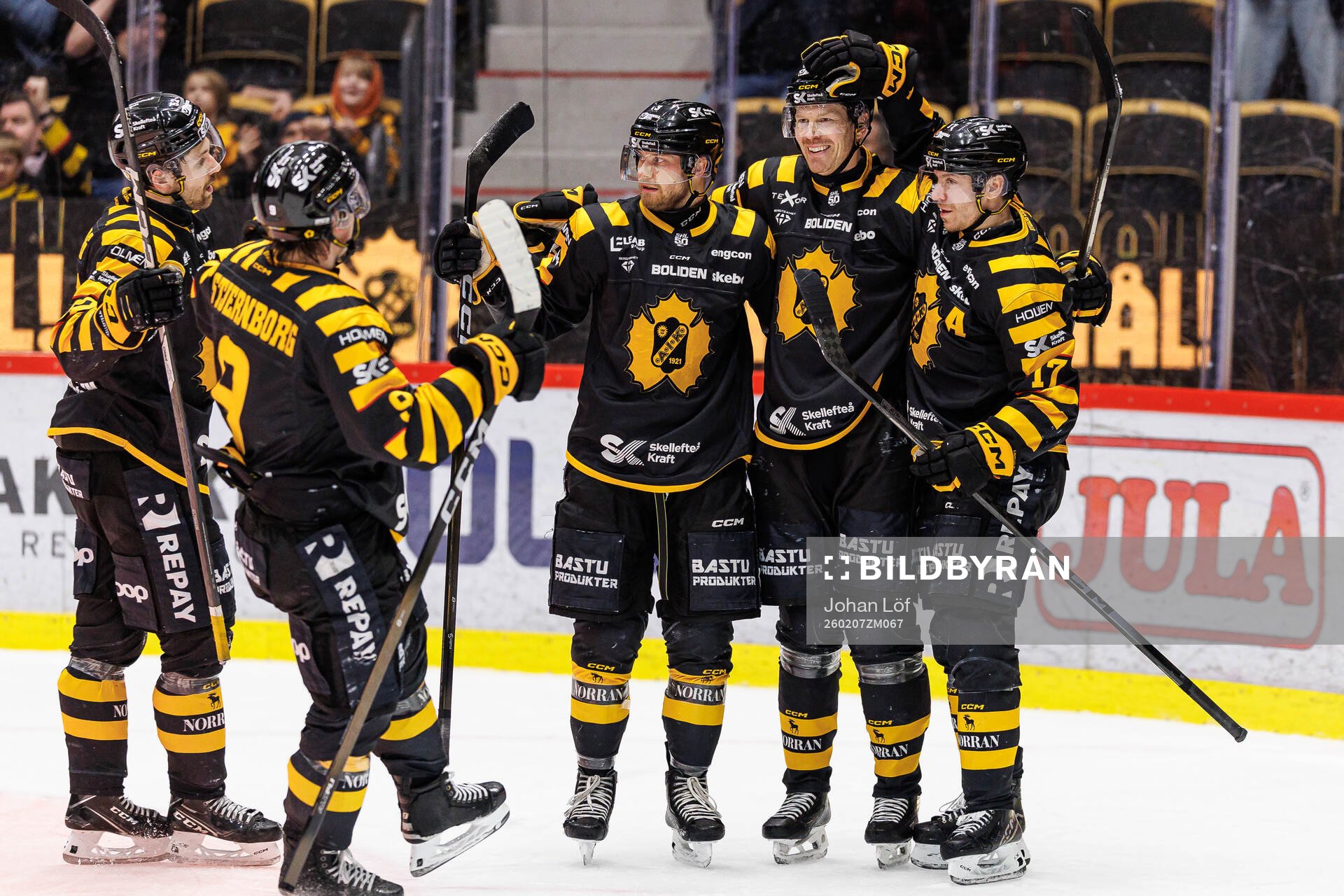 Skellefteås Lars Bryggman jublar