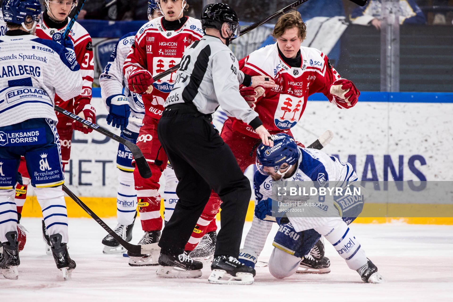 Timrås Eddie Genborg och Leksands Matt Caito