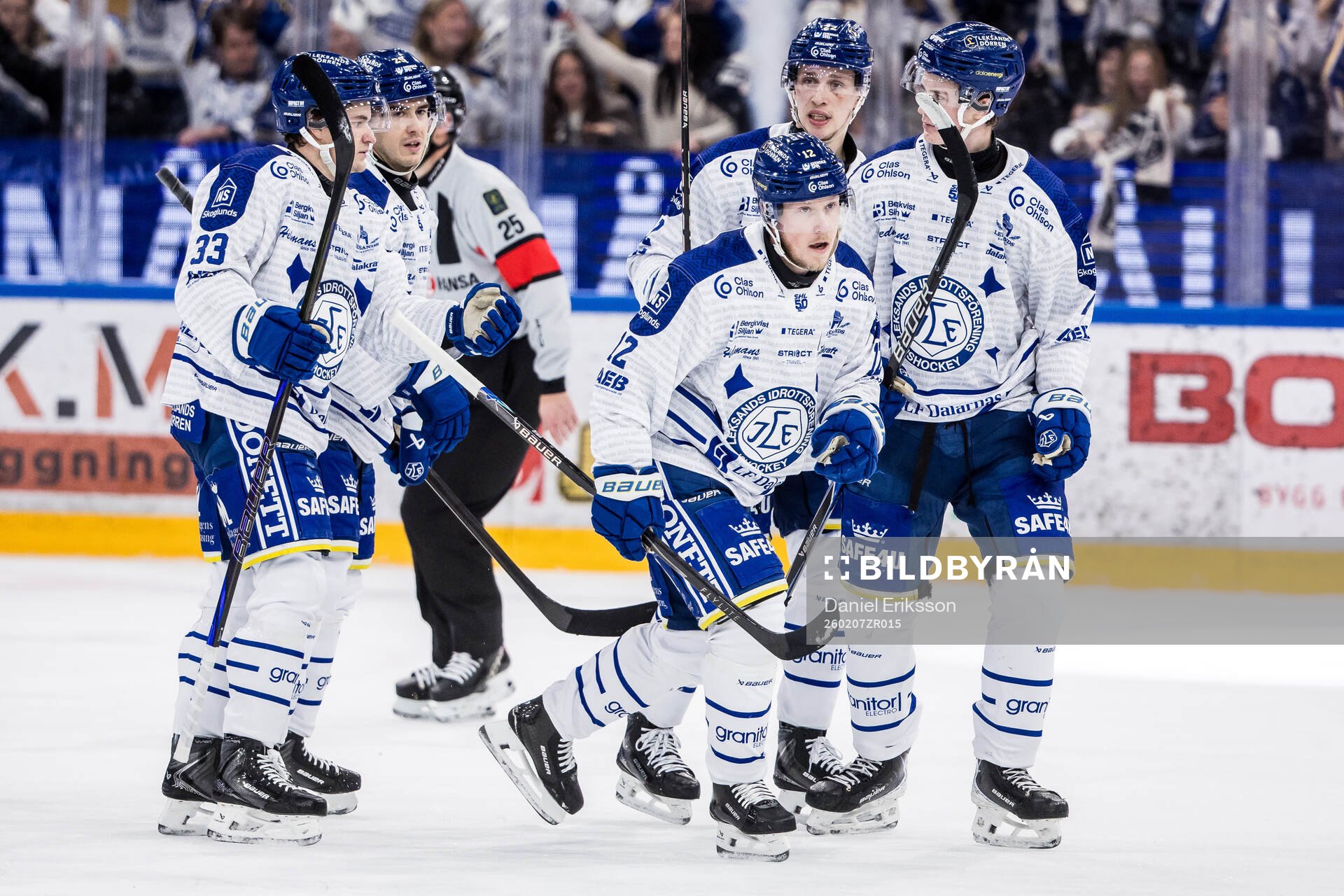 Leksands Kalle Östman jublar