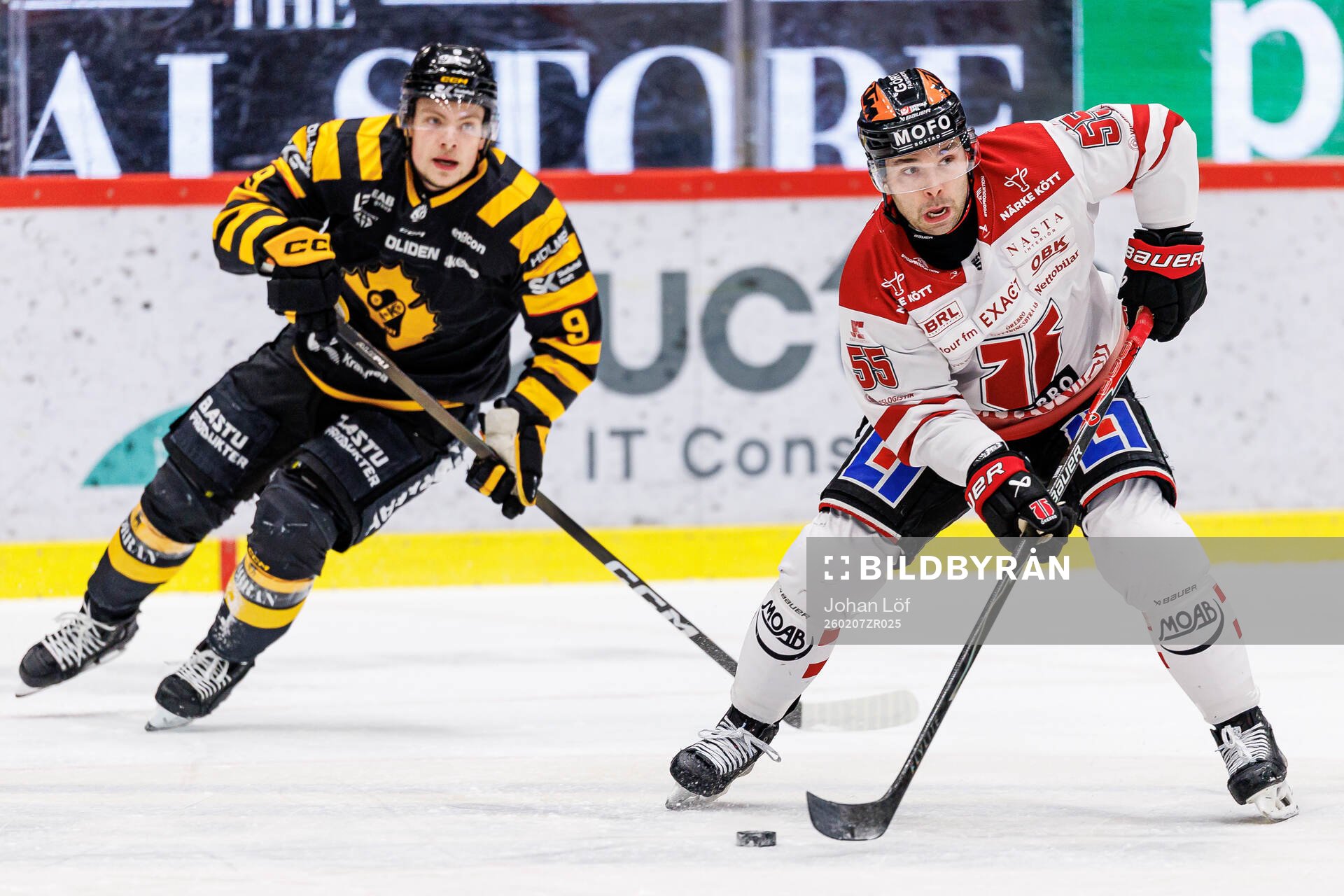 Skellefteås Victor Stjernborg och Örebros David